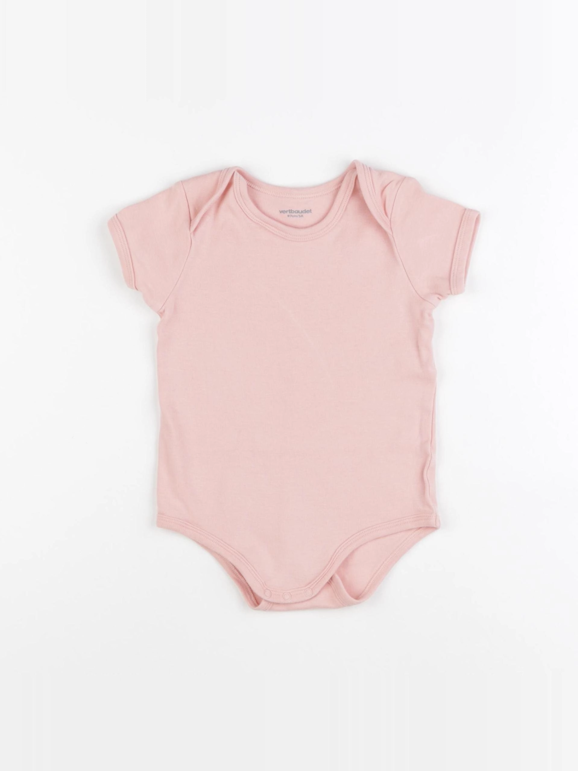 Vertbaudet - body rose - 3 ans