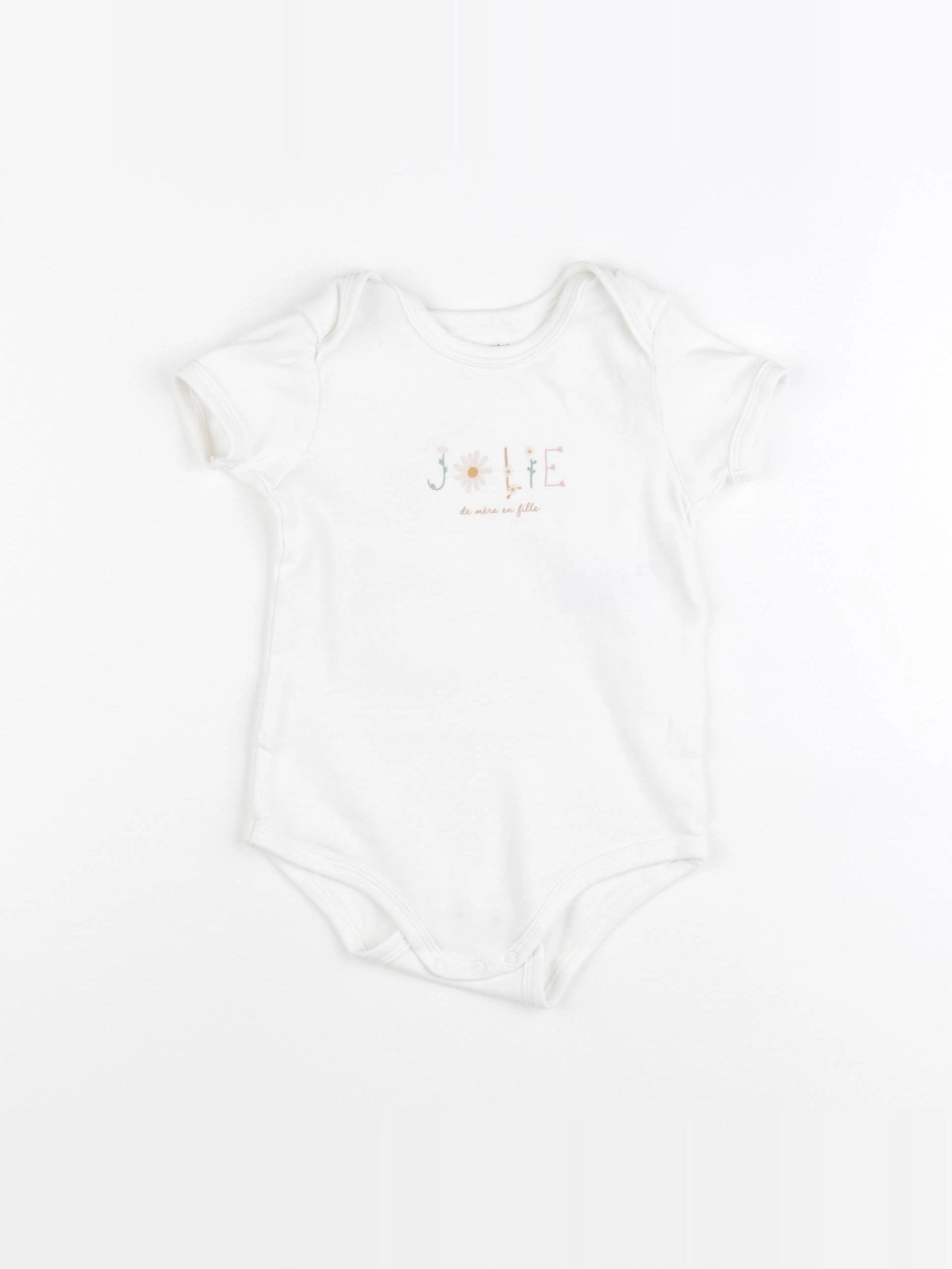 Vertbaudet - body blanc - 3 ans