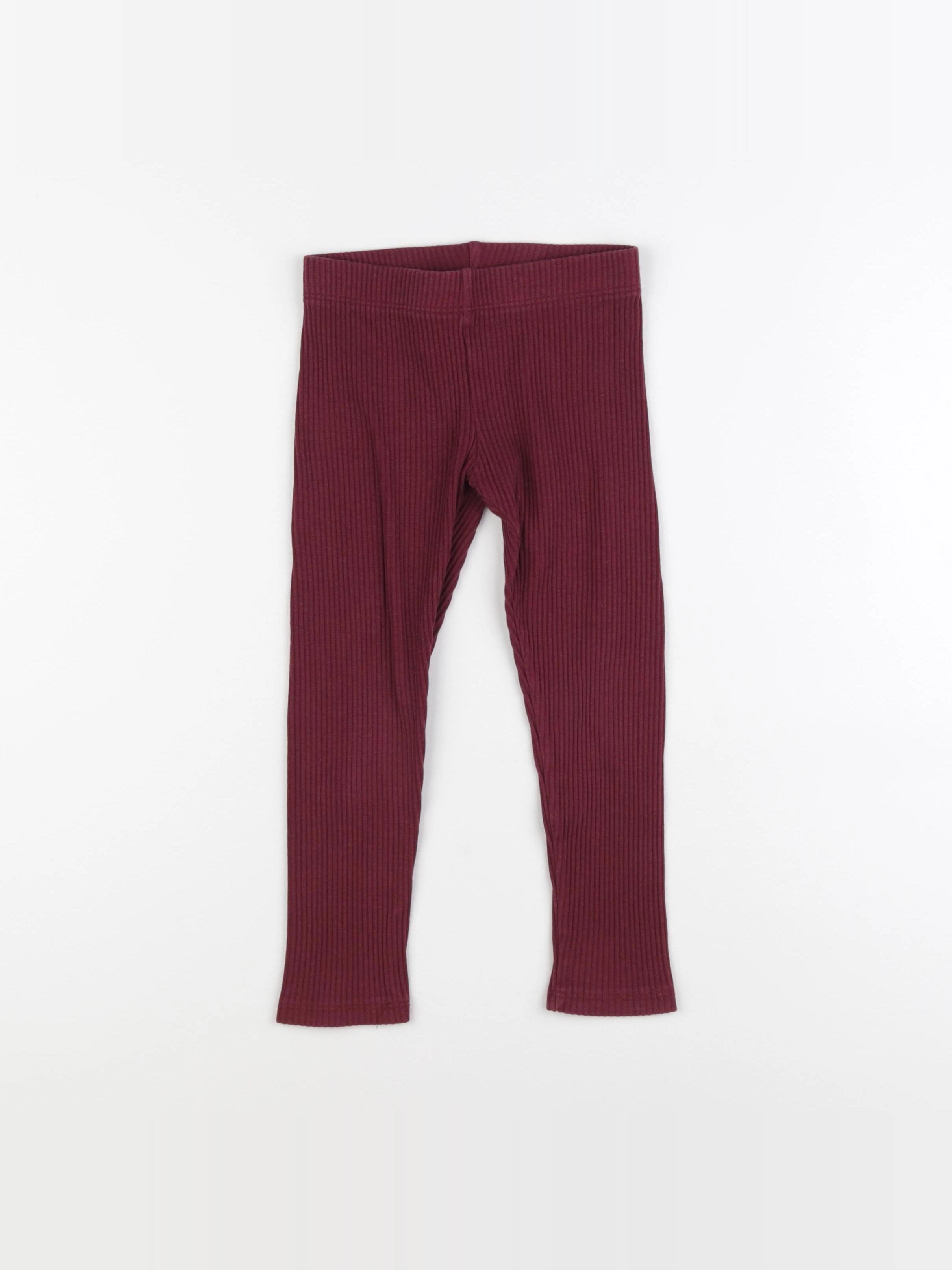 H&M - legging violet - 3/4 ans