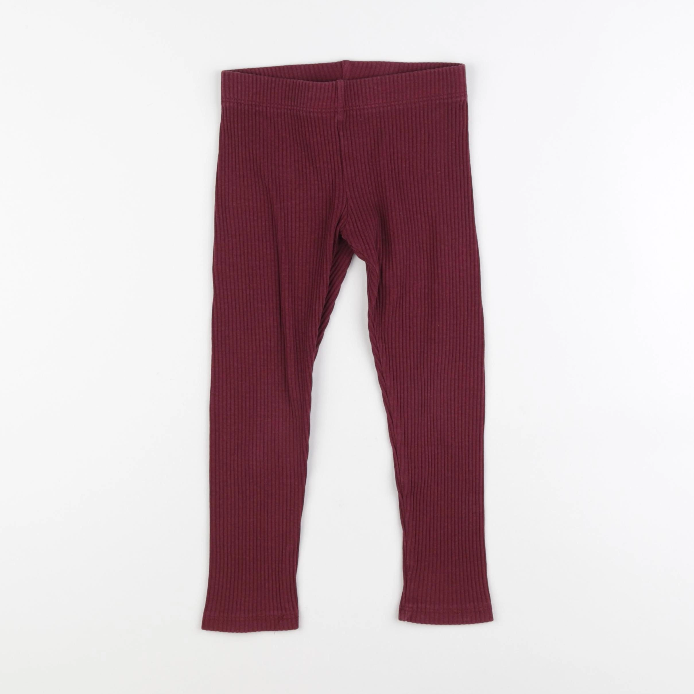 H&M - legging violet - 3/4 ans