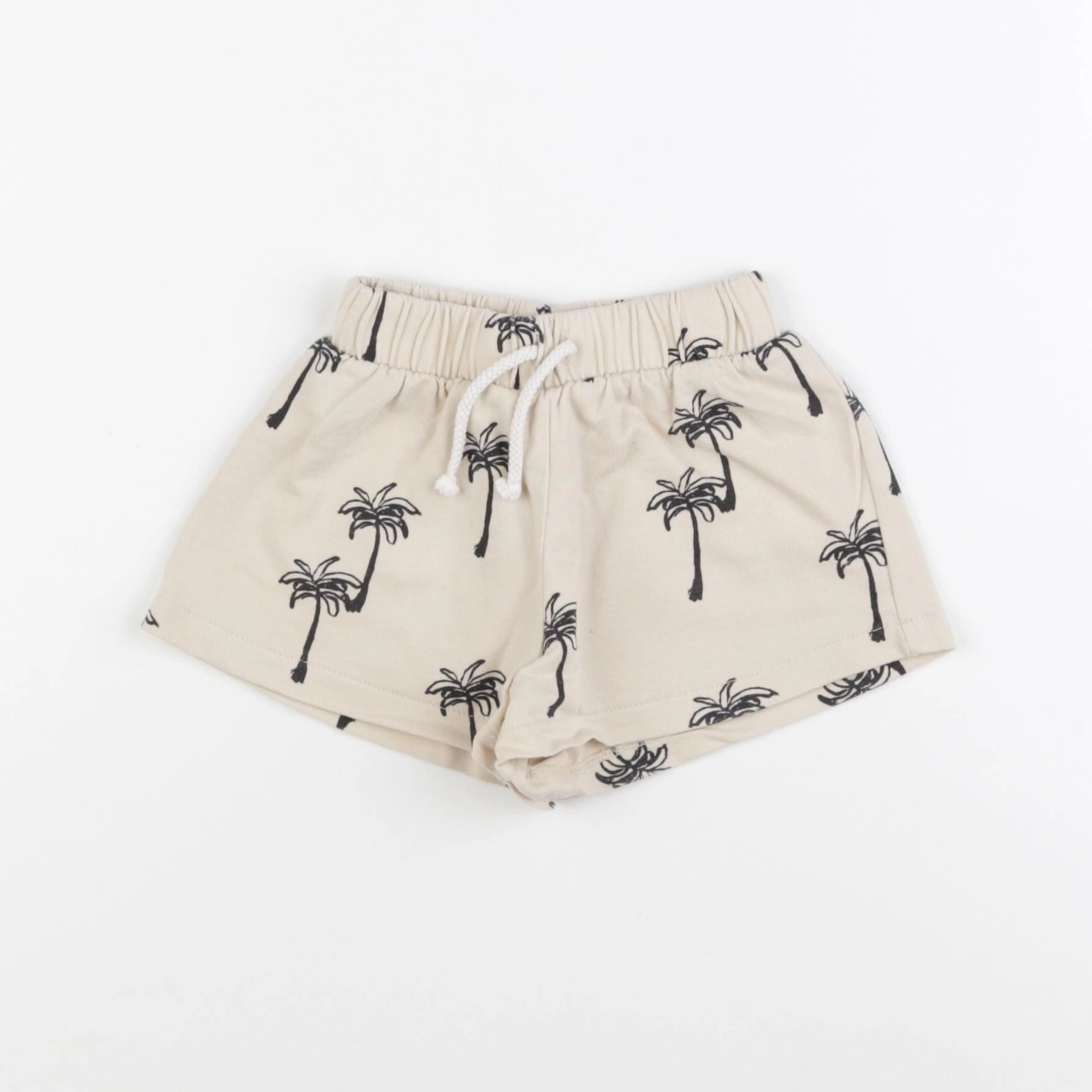 Zara - short beige, noir - 18/24 mois
