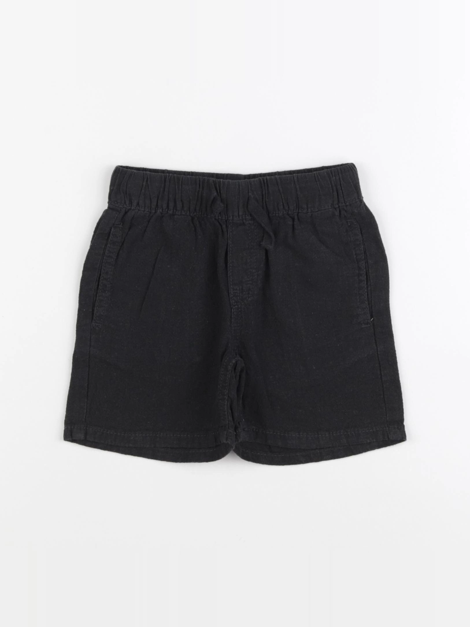 H&M - short noir - 18/24 mois