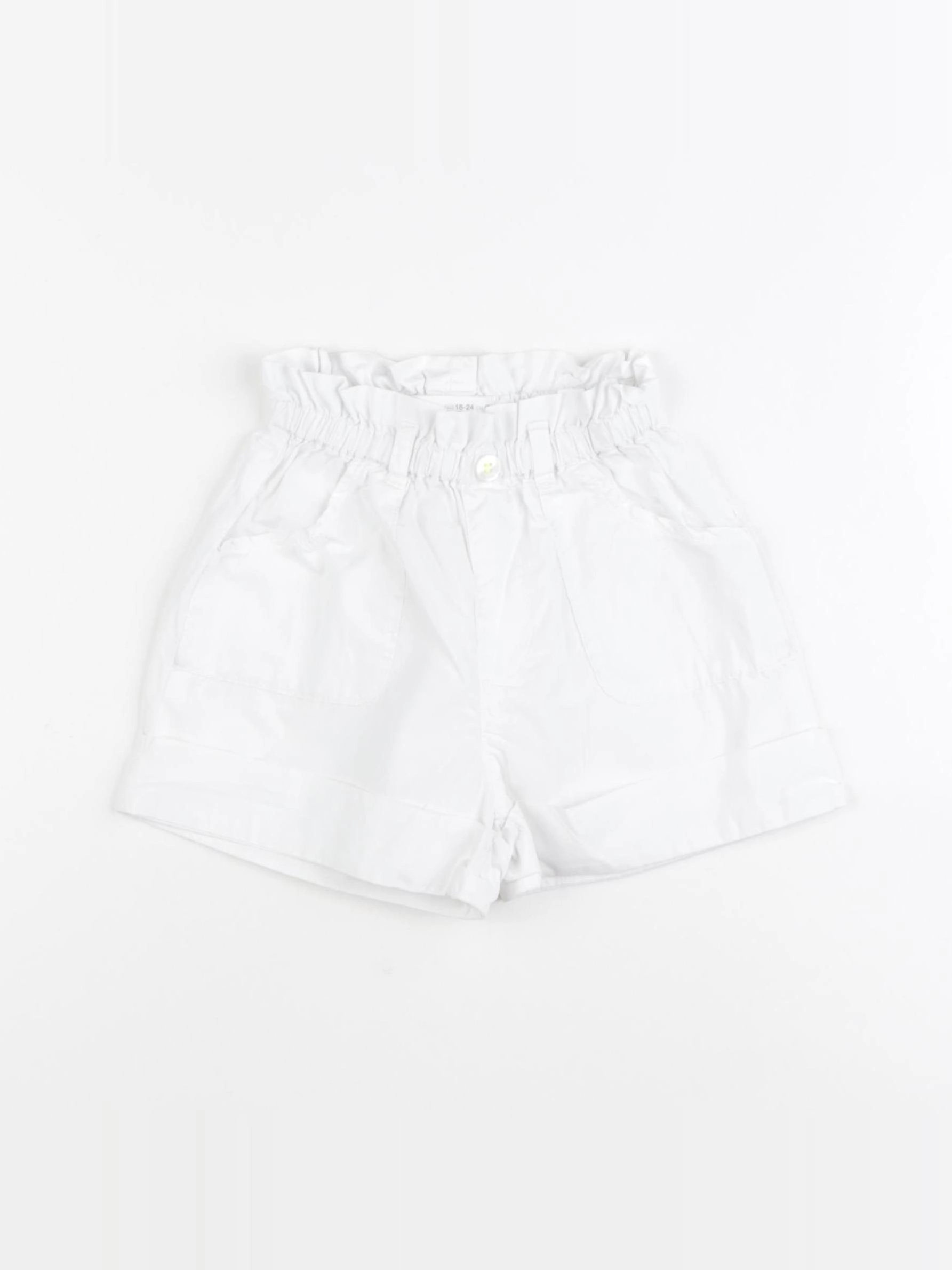 Zara - short blanc - 18/24 mois