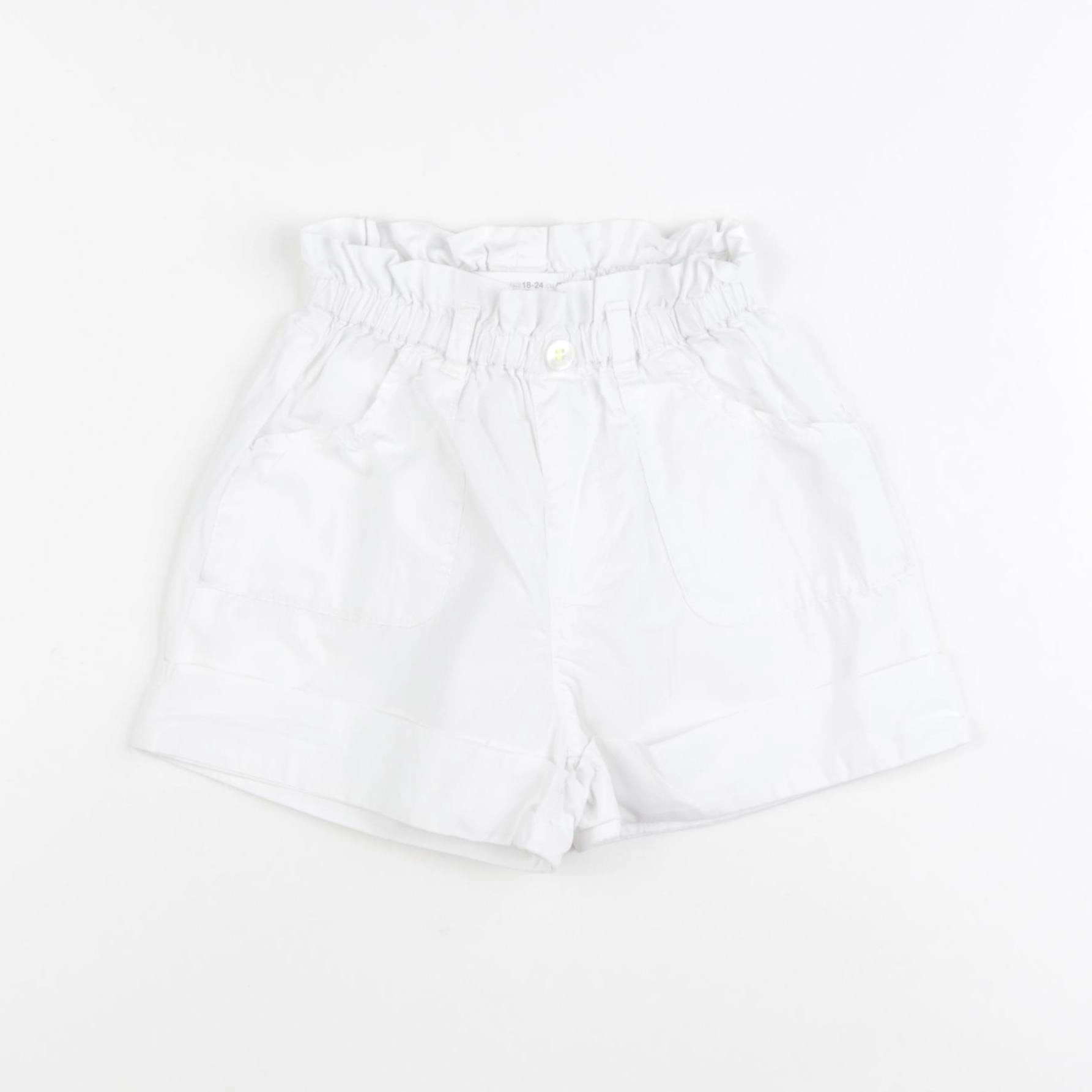 Zara - short blanc - 18/24 mois