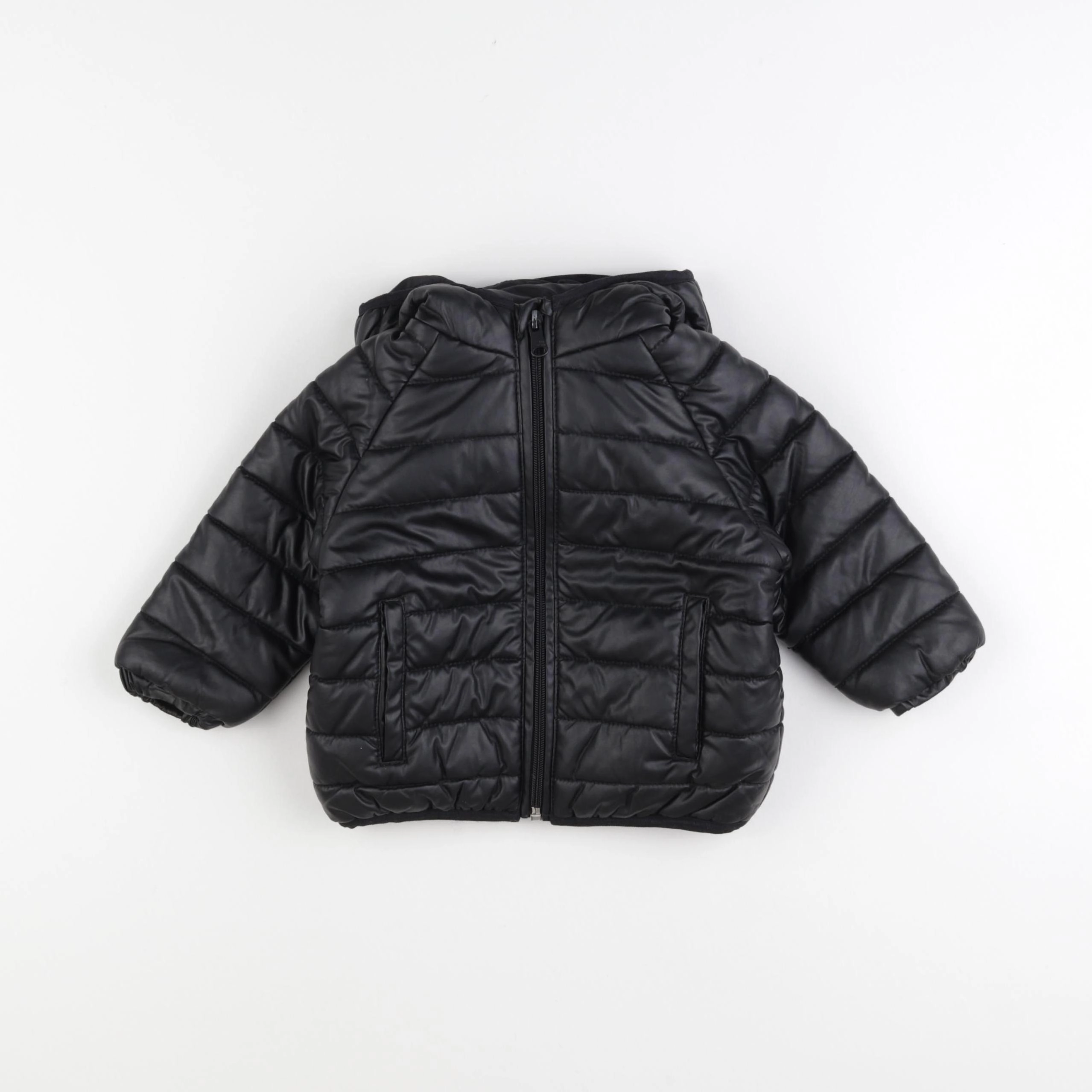 Zara - doudoune noir - 9/12 mois