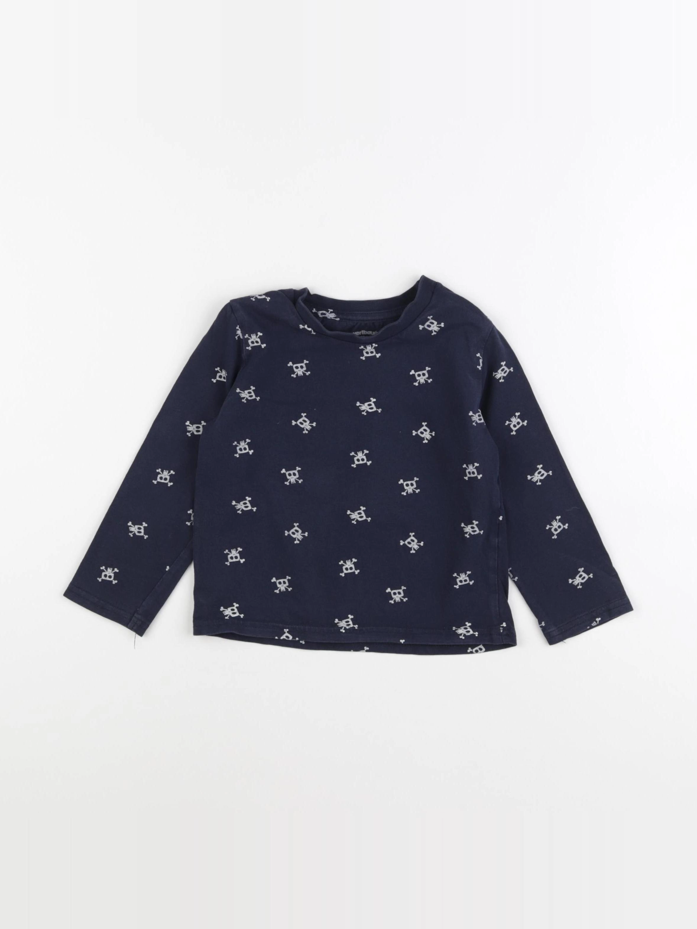 Vertbaudet - tee-shirt bleu - 3 ans