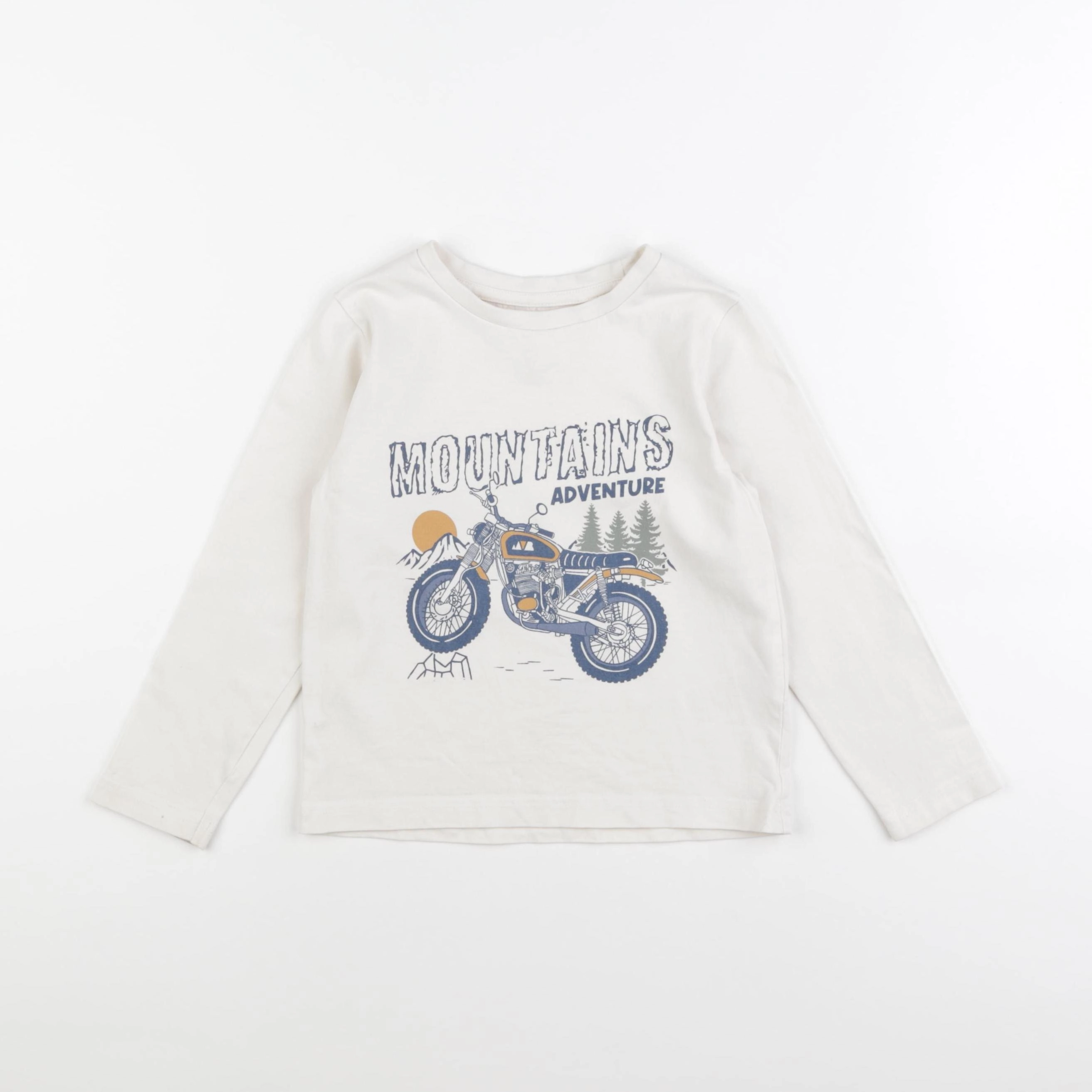 Vertbaudet - tee-shirt blanc - 5 ans