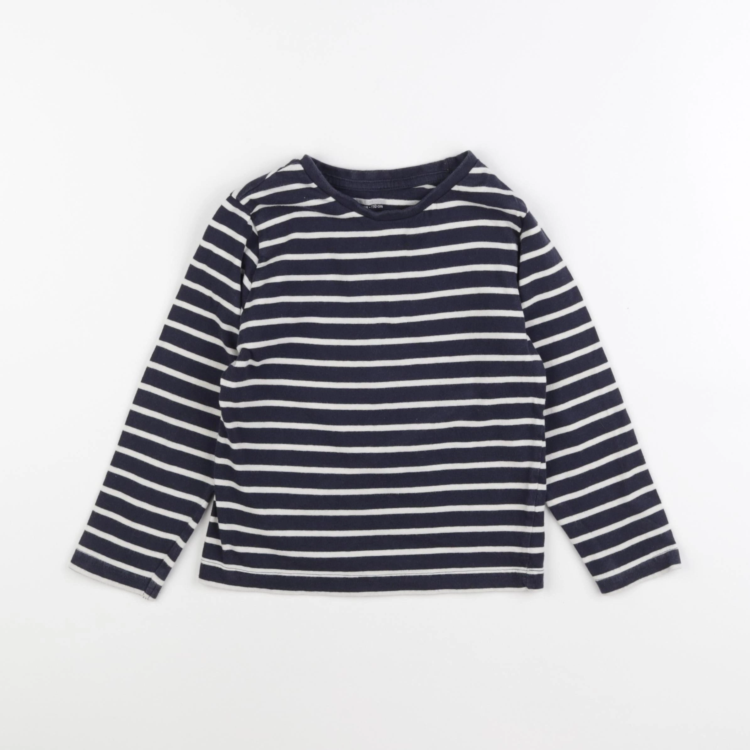 Vertbaudet - tee-shirt bleu - 5 ans