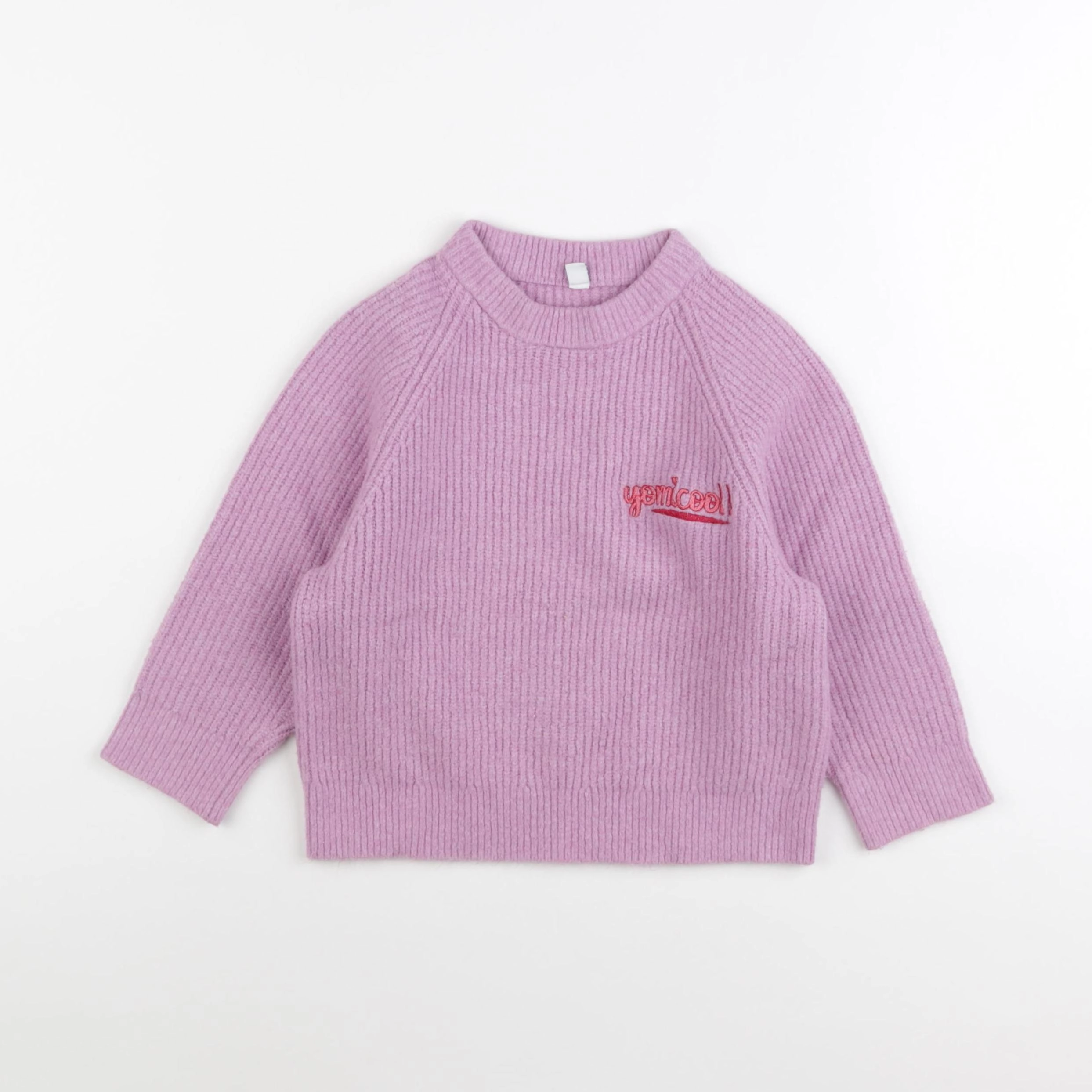 Uniqlo - pull violet - 3/4 ans