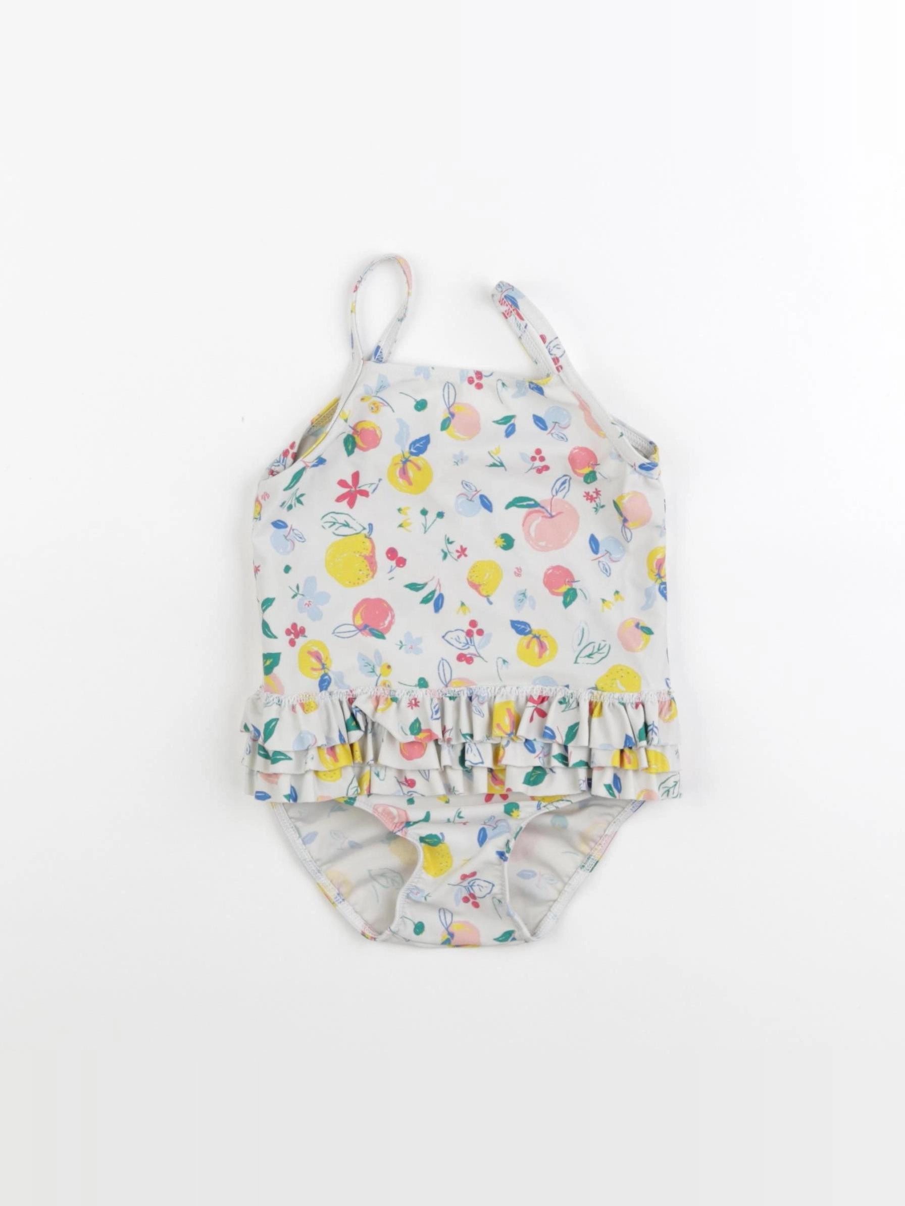 Petit Bateau - maillot de bain gris - 24 mois