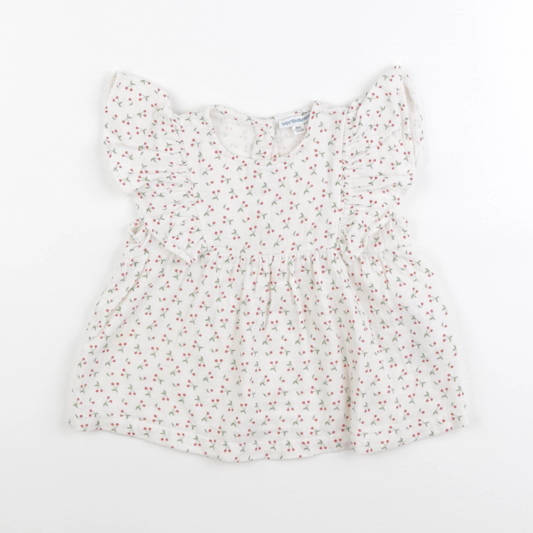 Vertbaudet - blouse beige - 2 ans