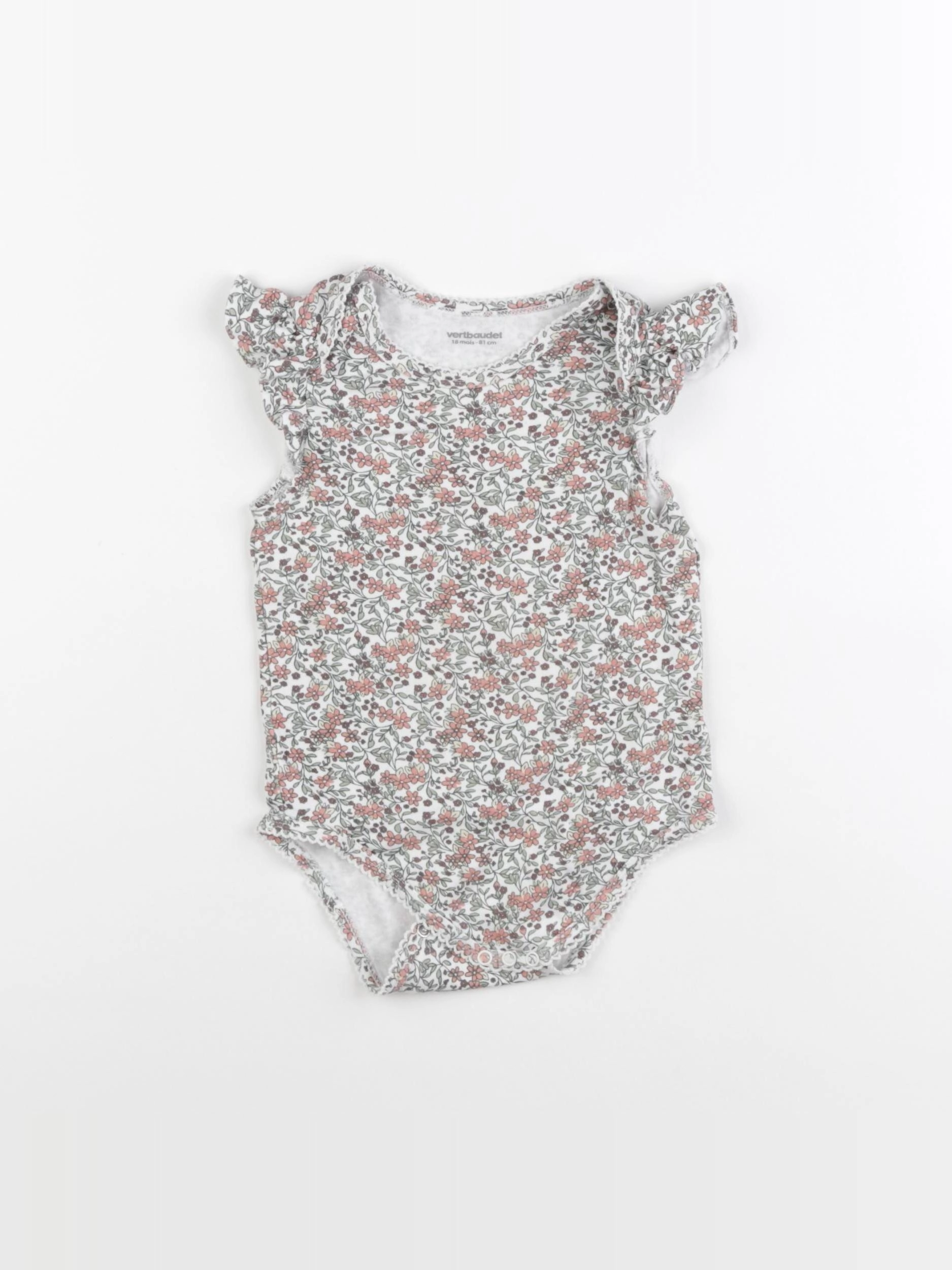 Vertbaudet - body vert - 18 mois