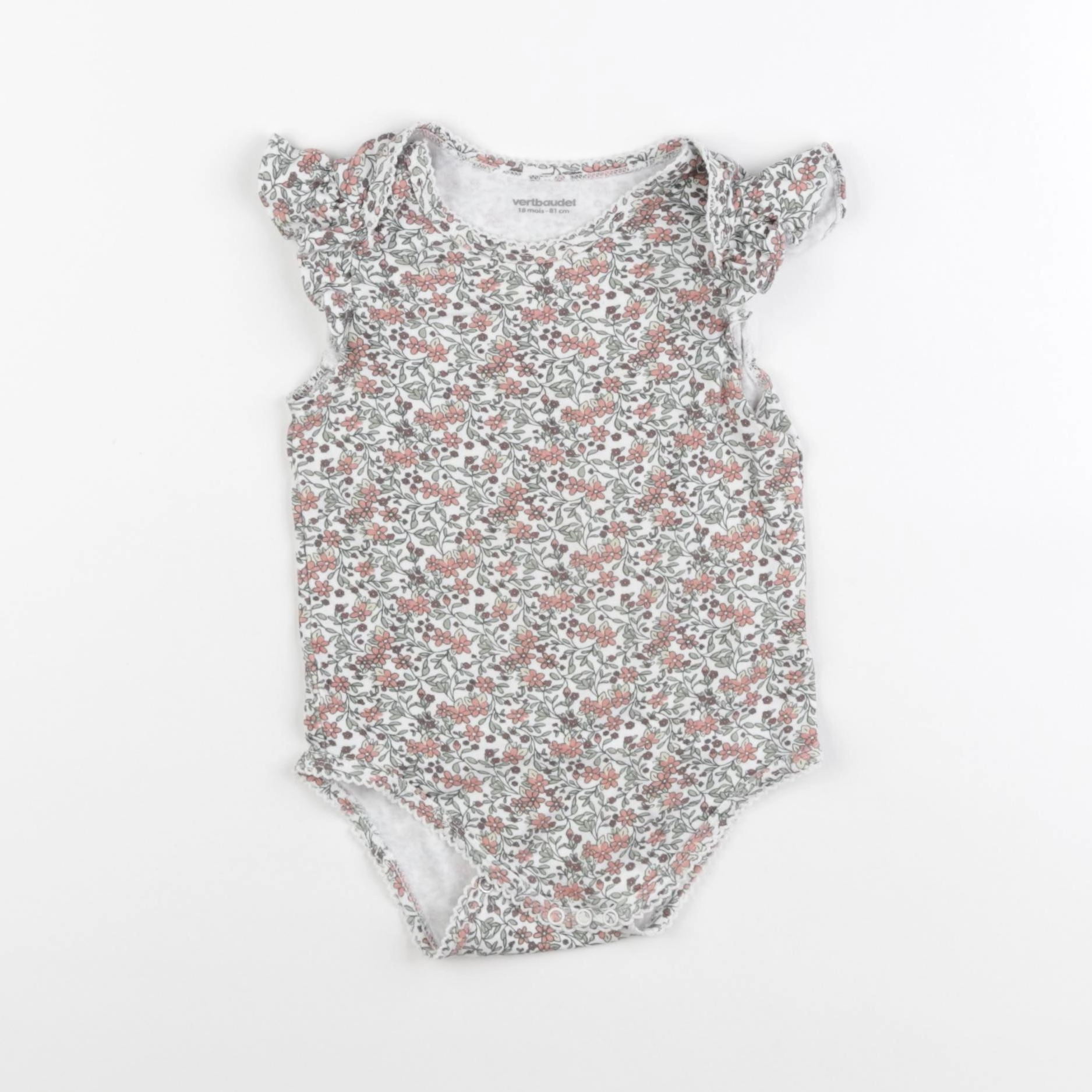 Vertbaudet - body vert - 18 mois