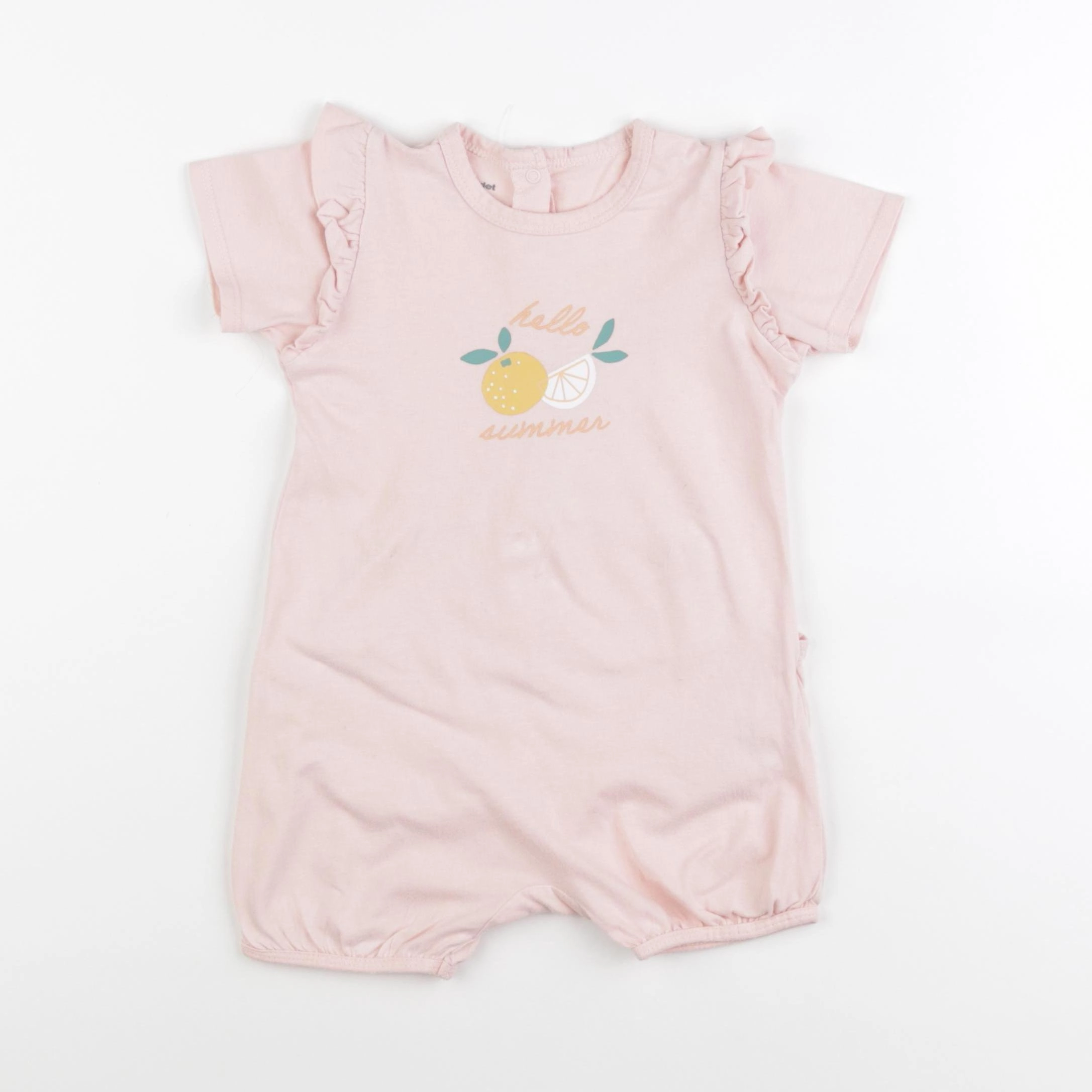 Vertbaudet - pyjama coton rose - 18 mois