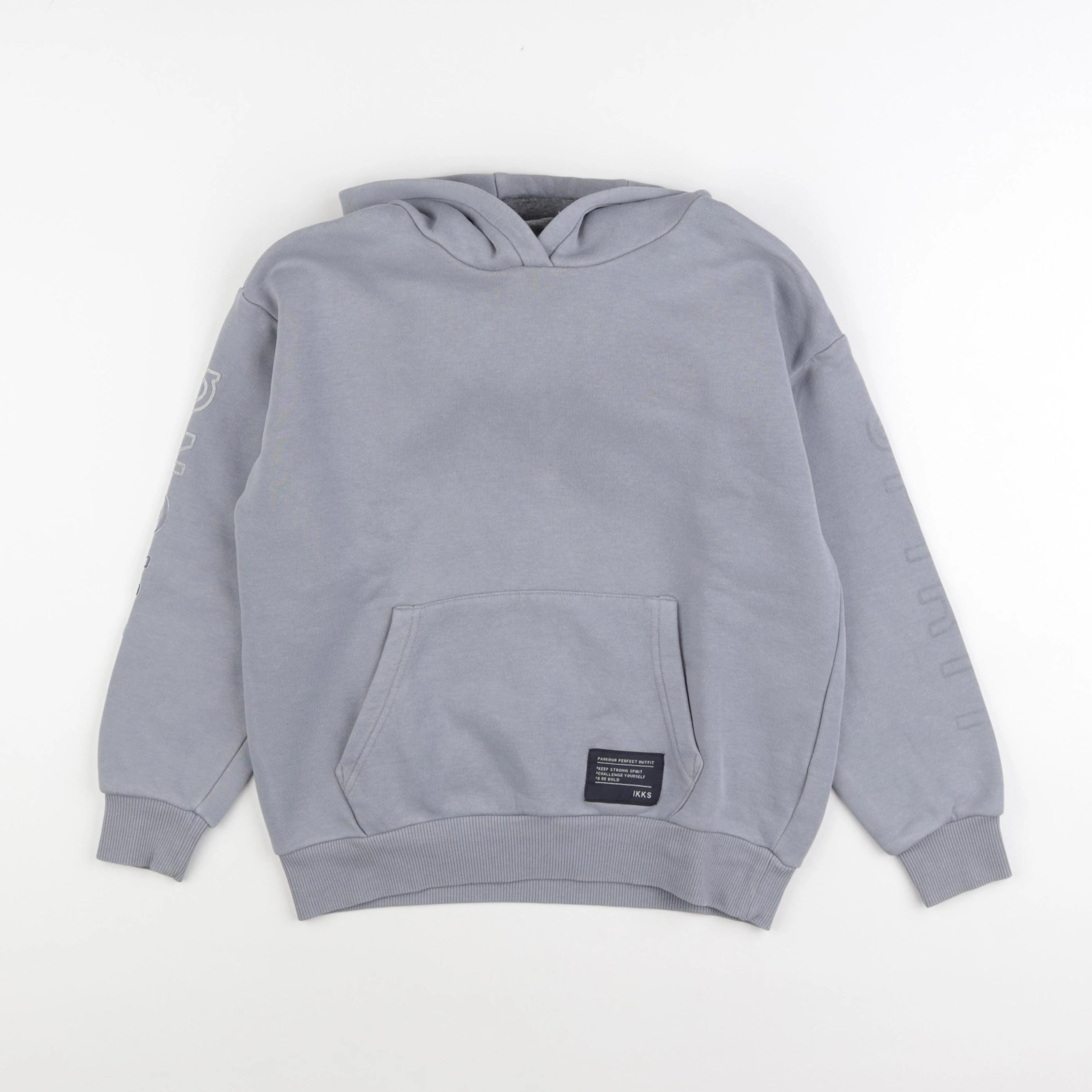 IKKS - sweat gris - 8 ans