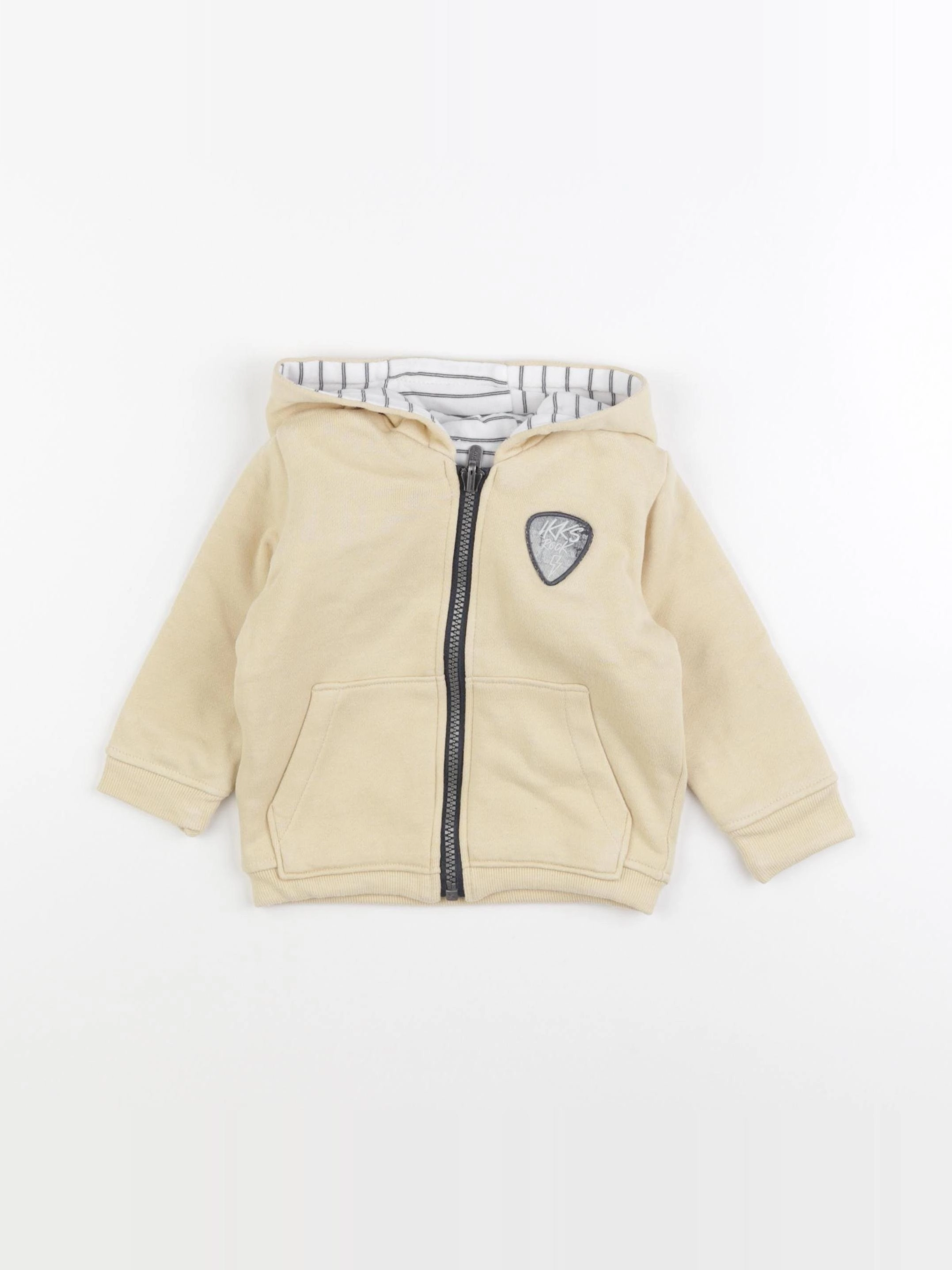 IKKS - sweat jaune - 12 mois