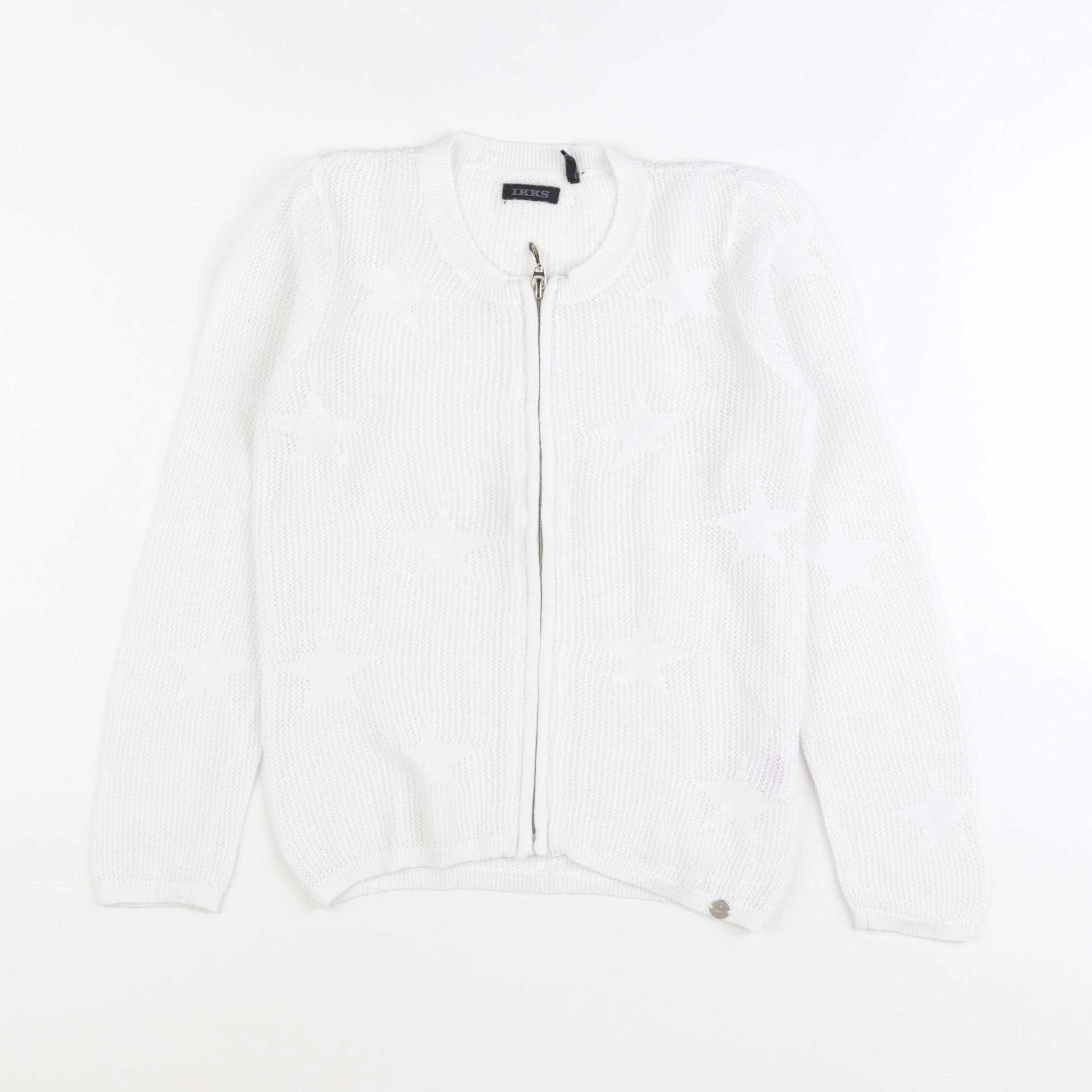 IKKS - gilet blanc - 6 ans