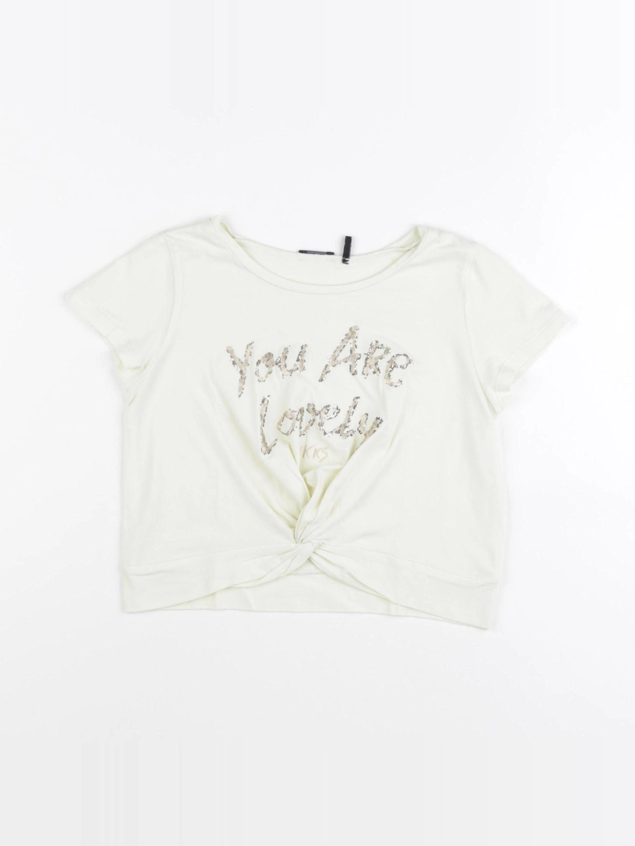 IKKS - tee-shirt jaune - 6 ans