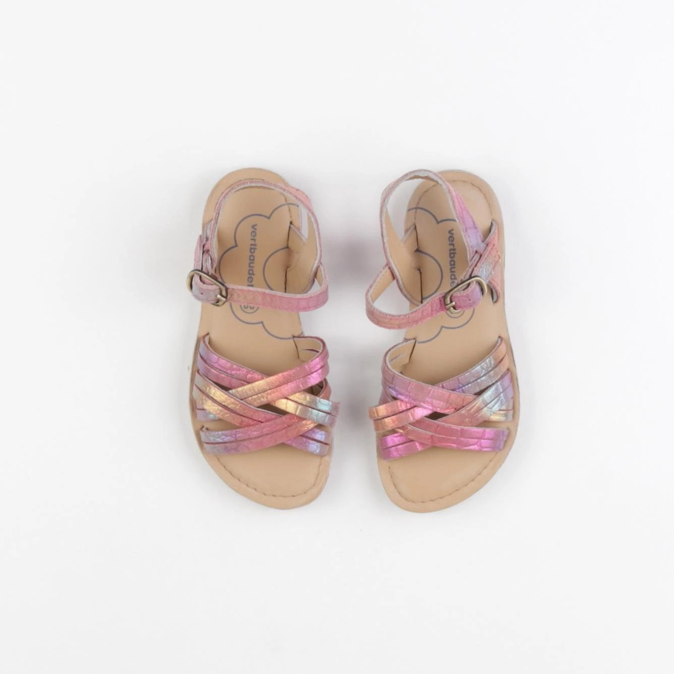 Vertbaudet - sandales multicolore - pointure 28