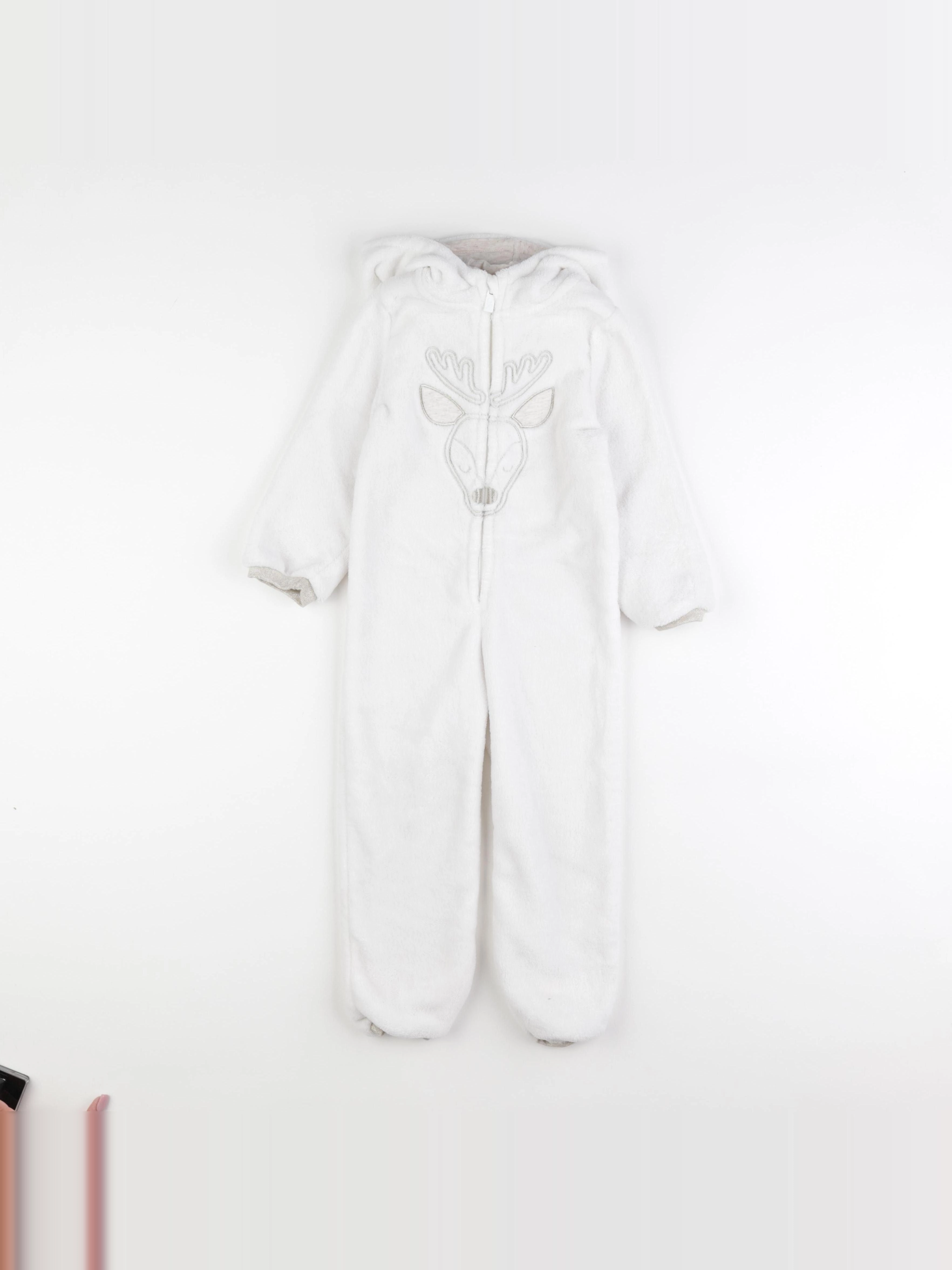 Okaidi - sur-pyjama blanc - 3 ans