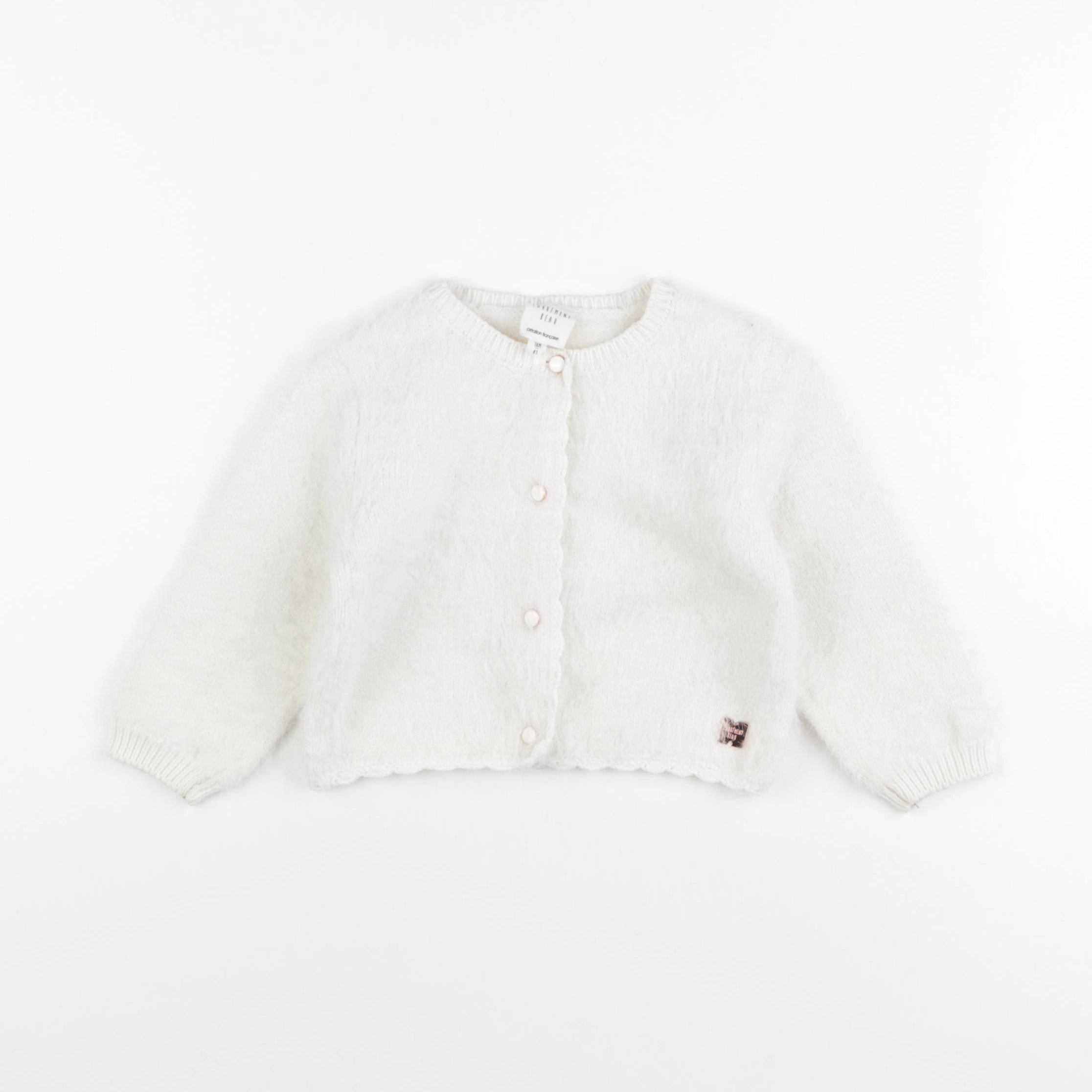 Carrément Beau - gilet beige - 18 mois