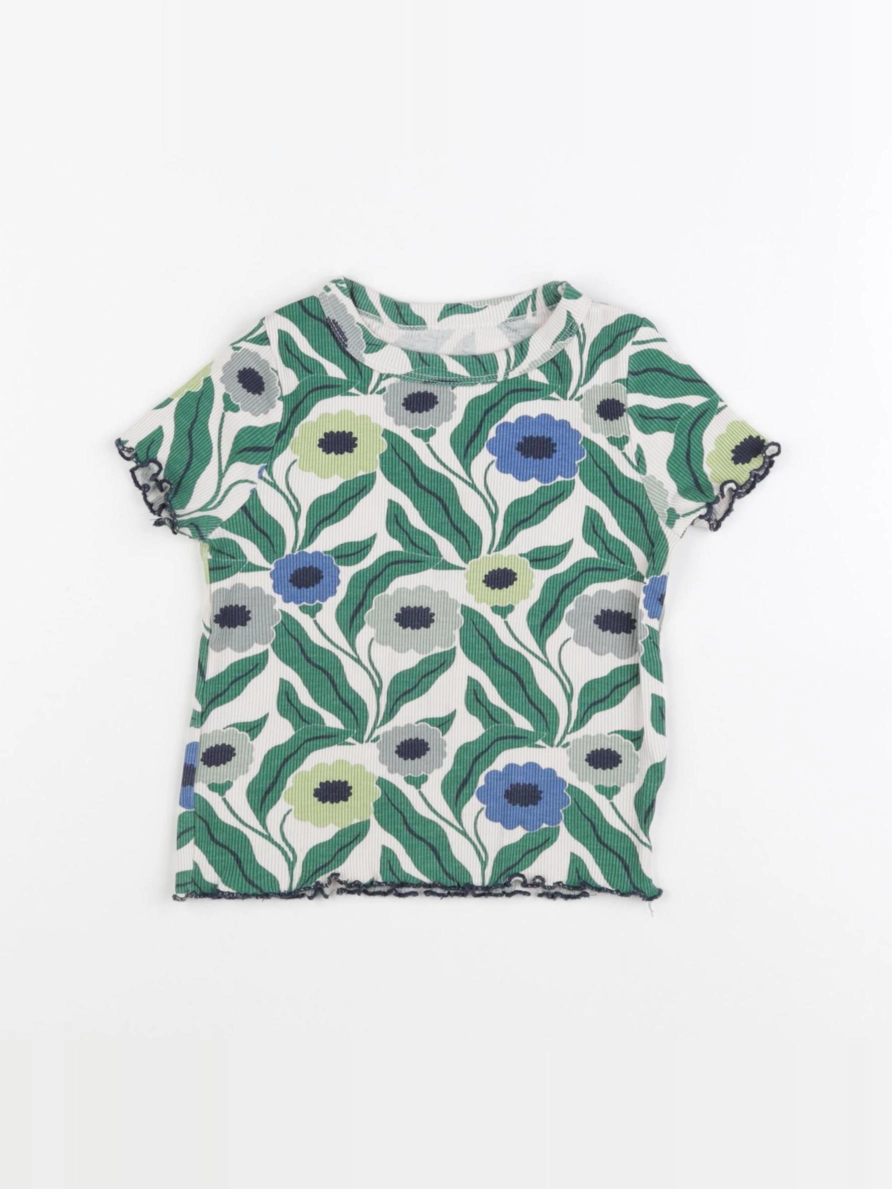 Monoprix - tee-shirt vert - 3 ans
