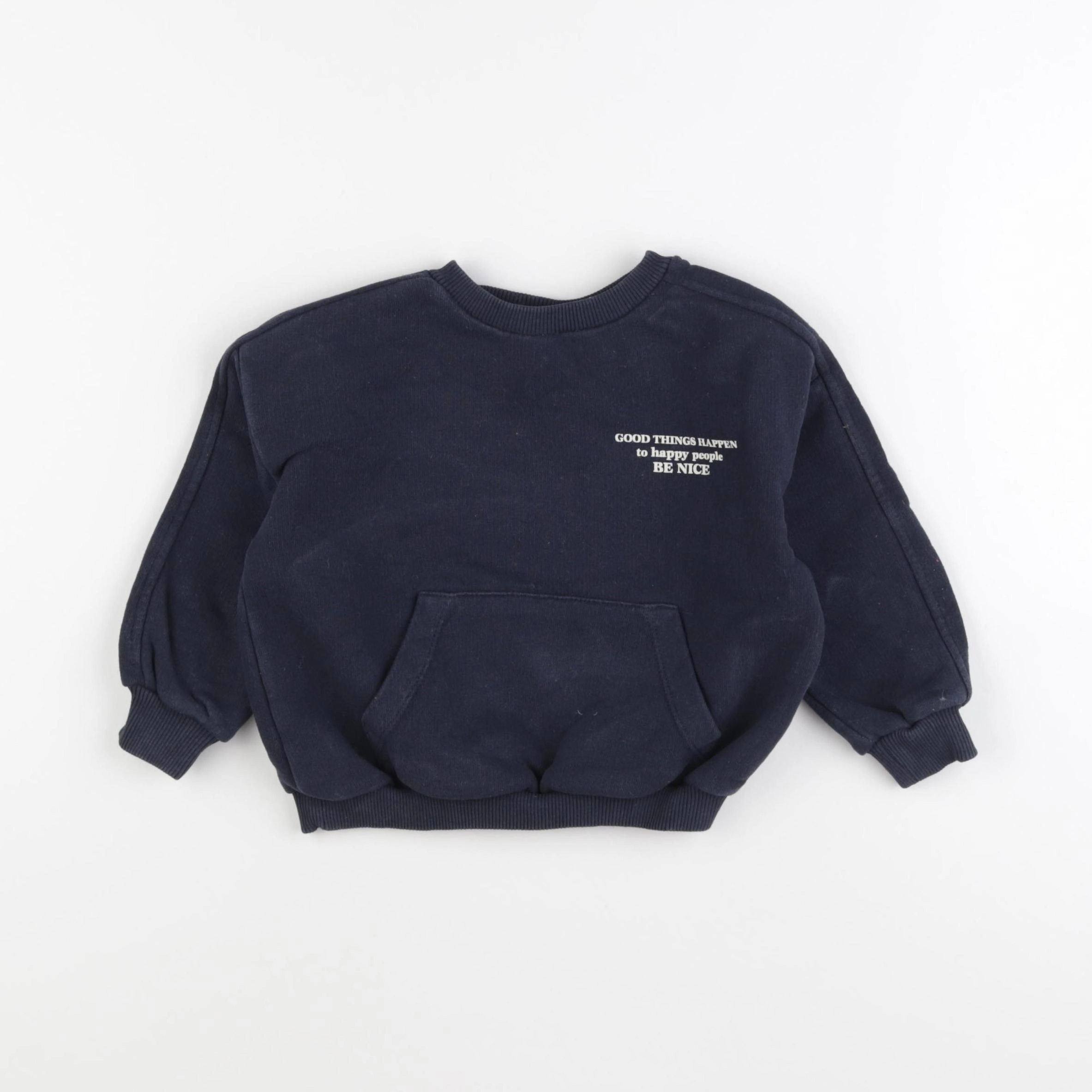 Zara - sweat bleu - 3 ans