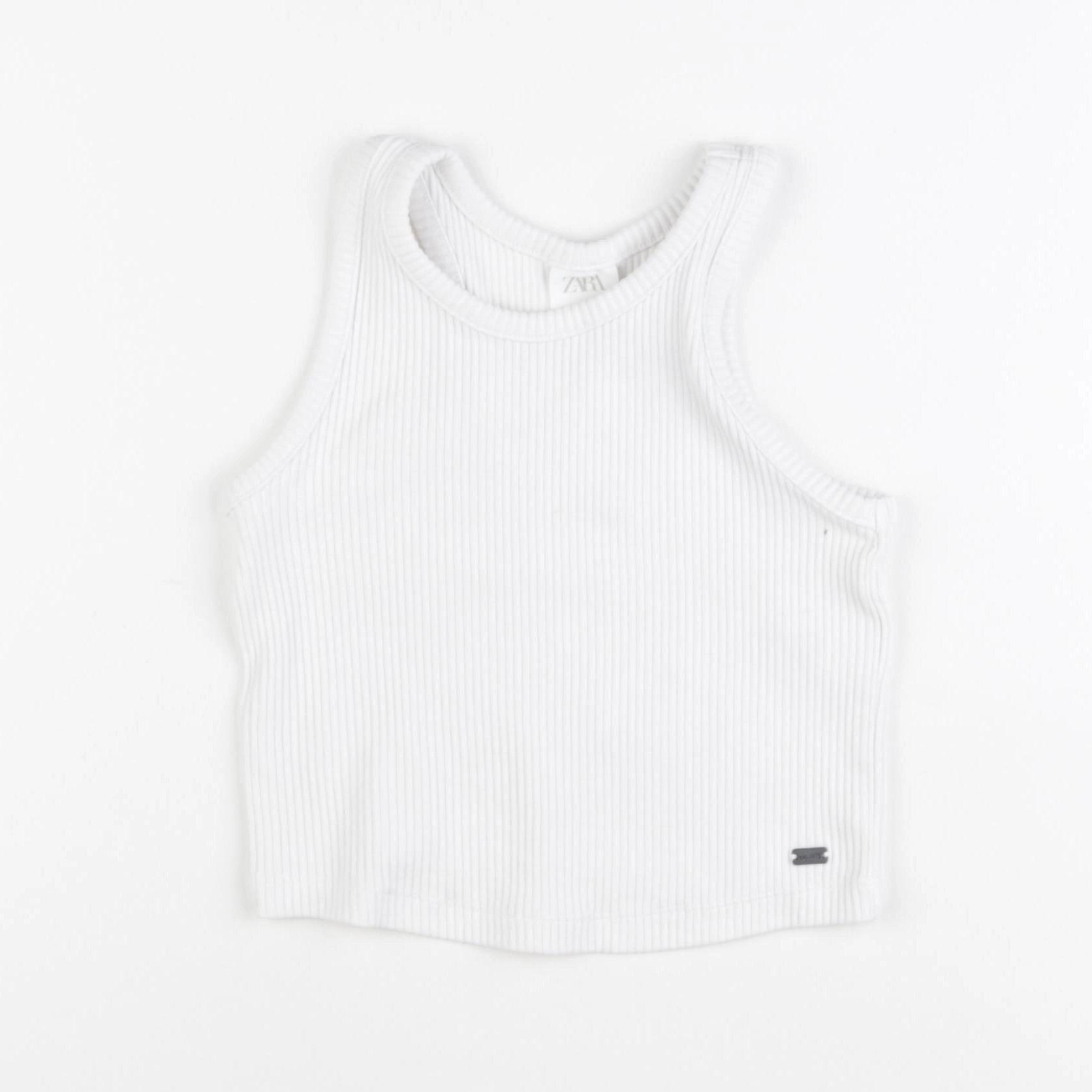 Zara - maillot de corps blanc - 8/9 ans