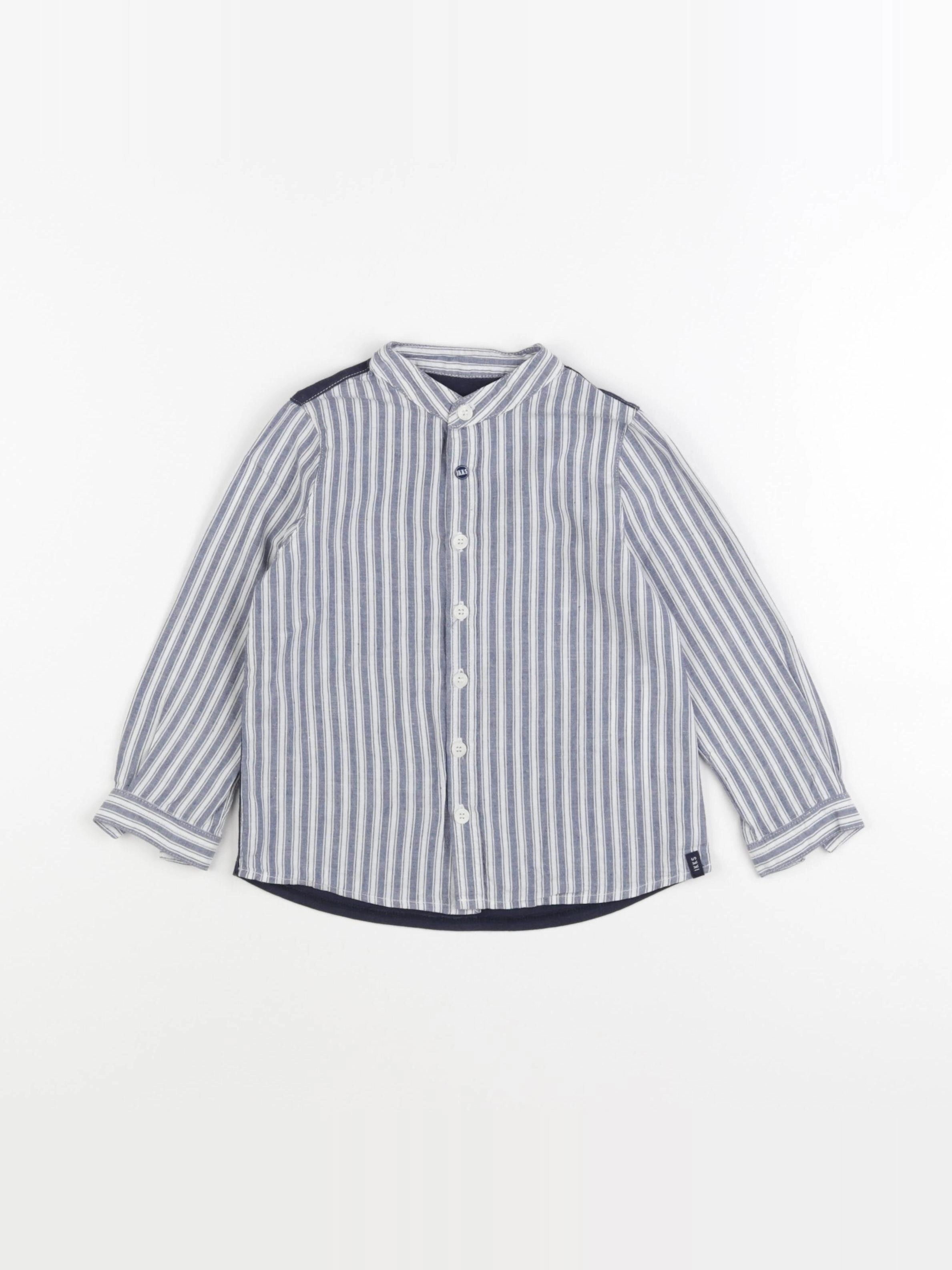 IKKS - chemise bleu - 2 ans