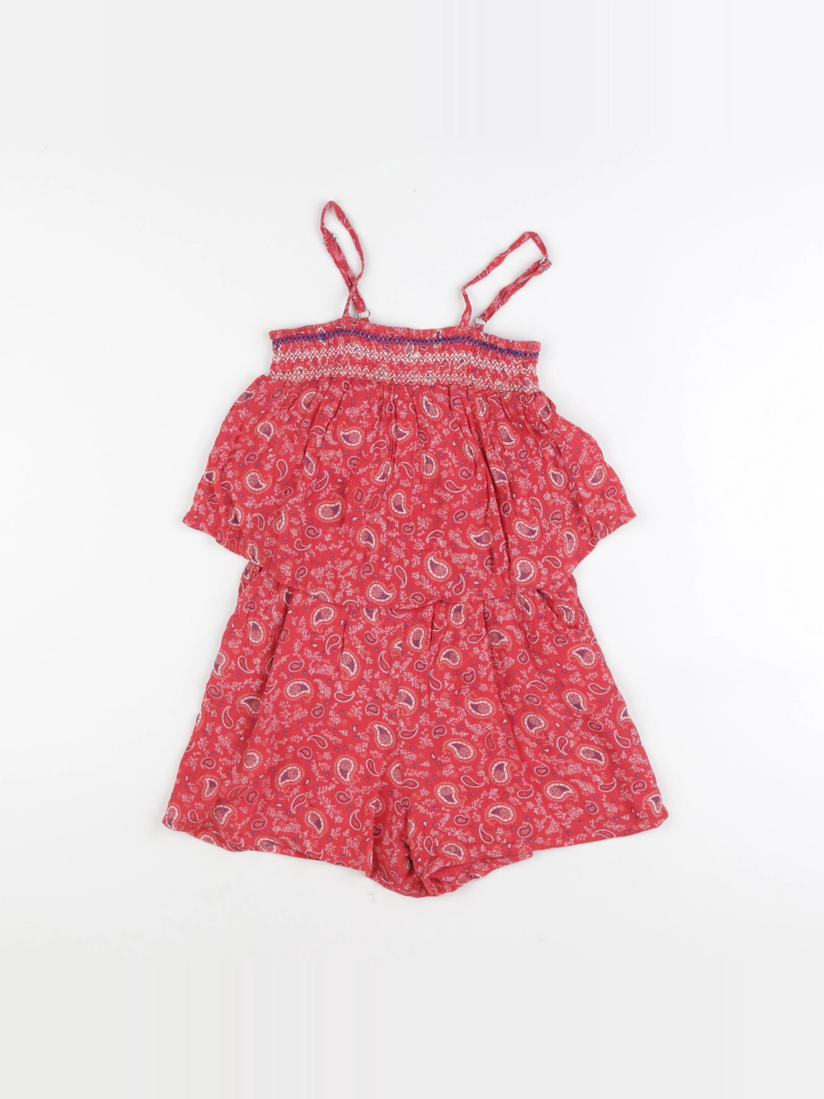 IKKS - combinaison rouge - 8 ans