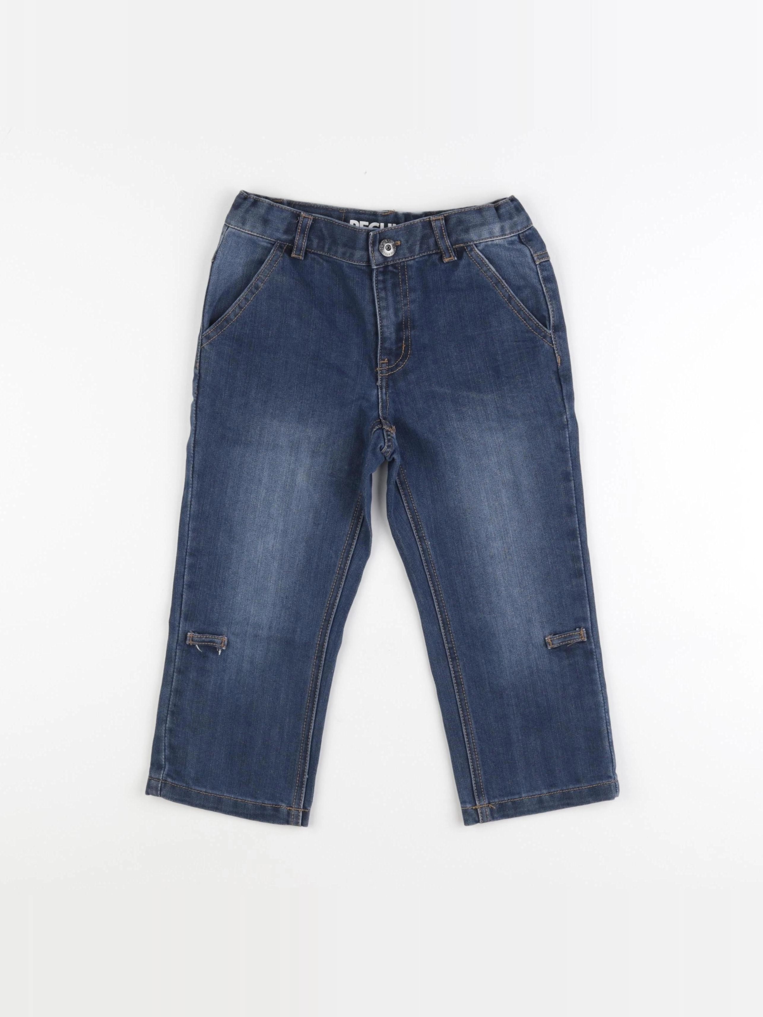 Vertbaudet - pantacourt bleu - 7 ans