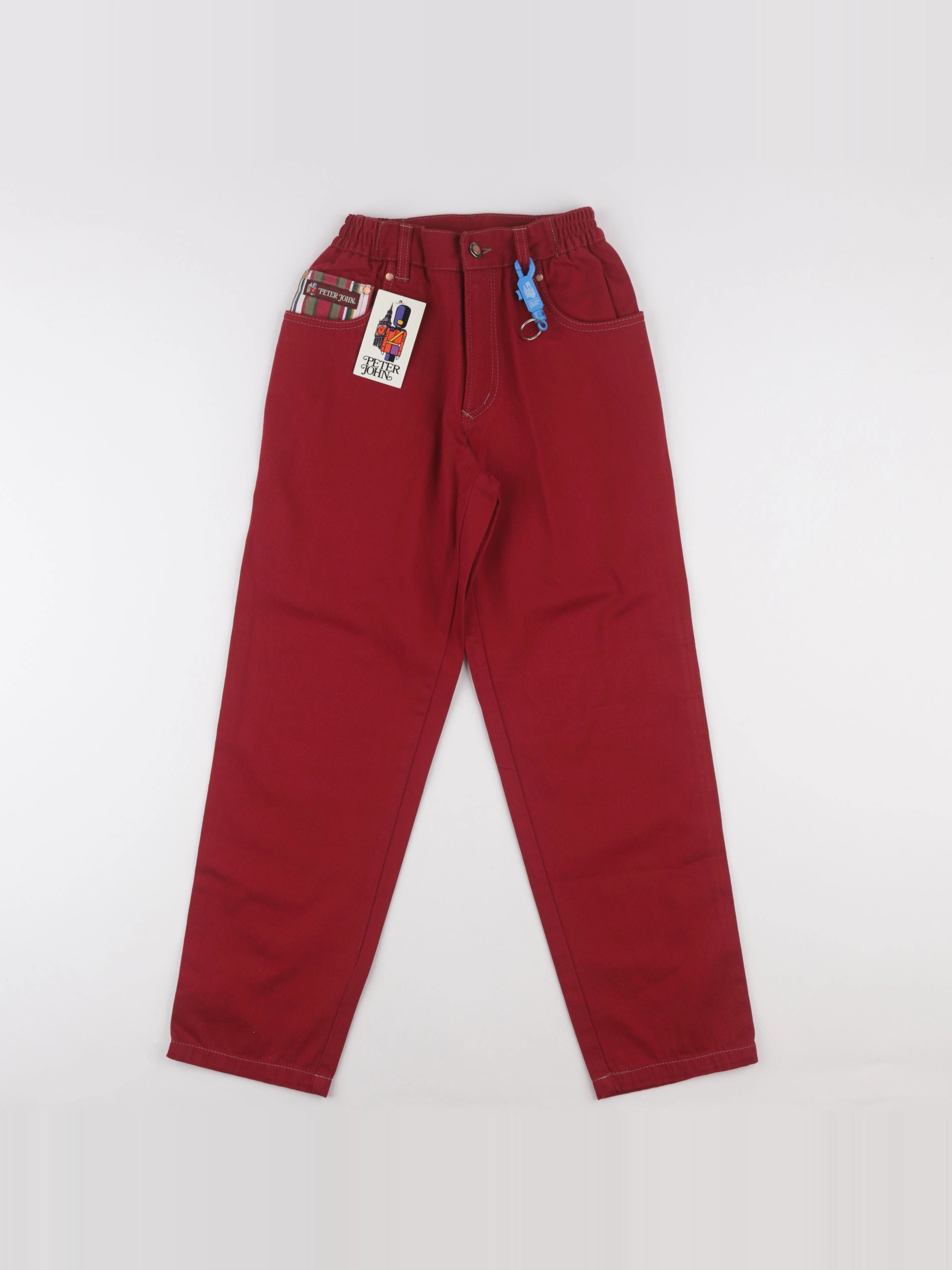 Vintage - pantalon rouge - 10 ans
