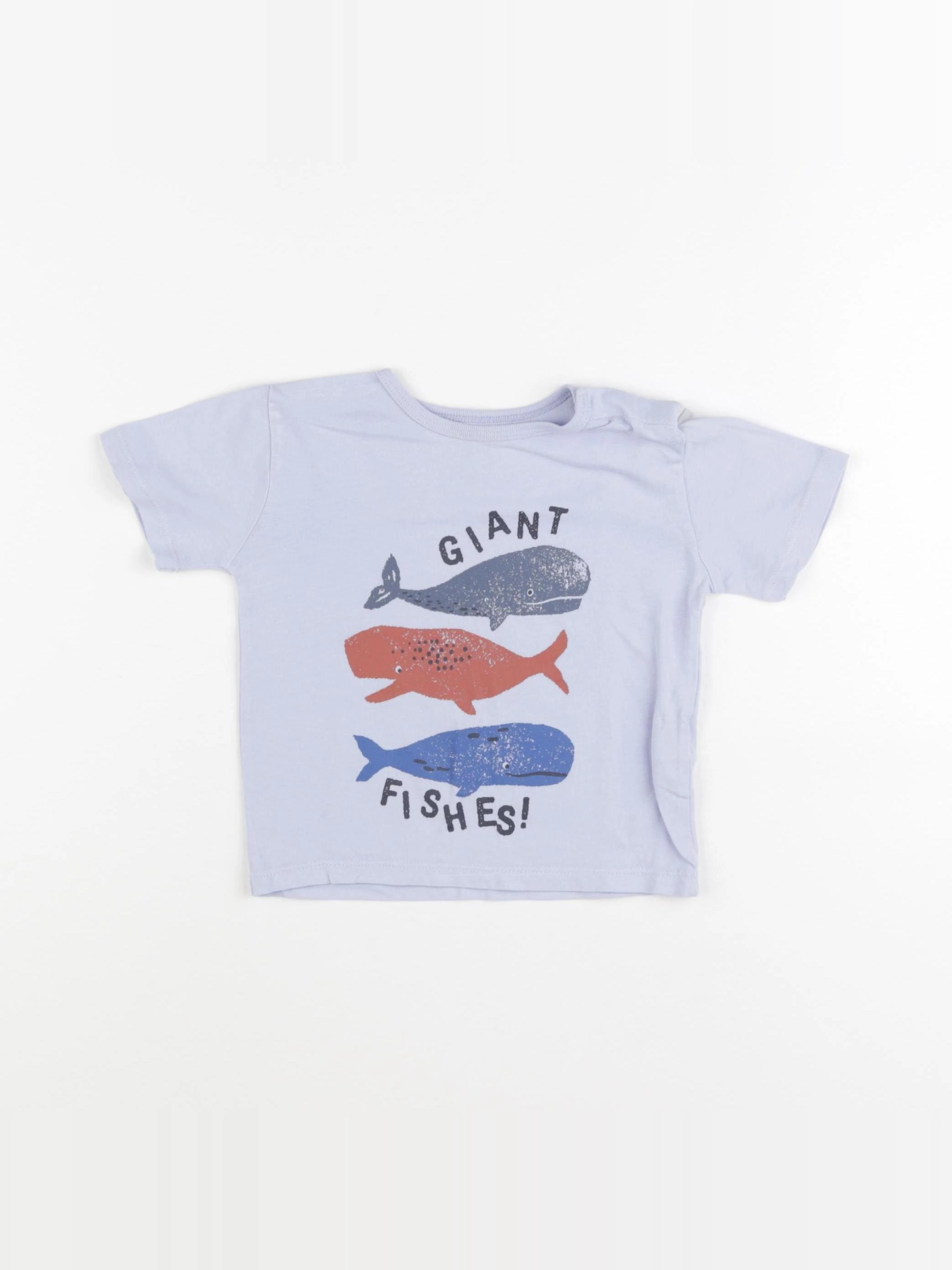 Boutchou - tee-shirt bleu - 18 mois