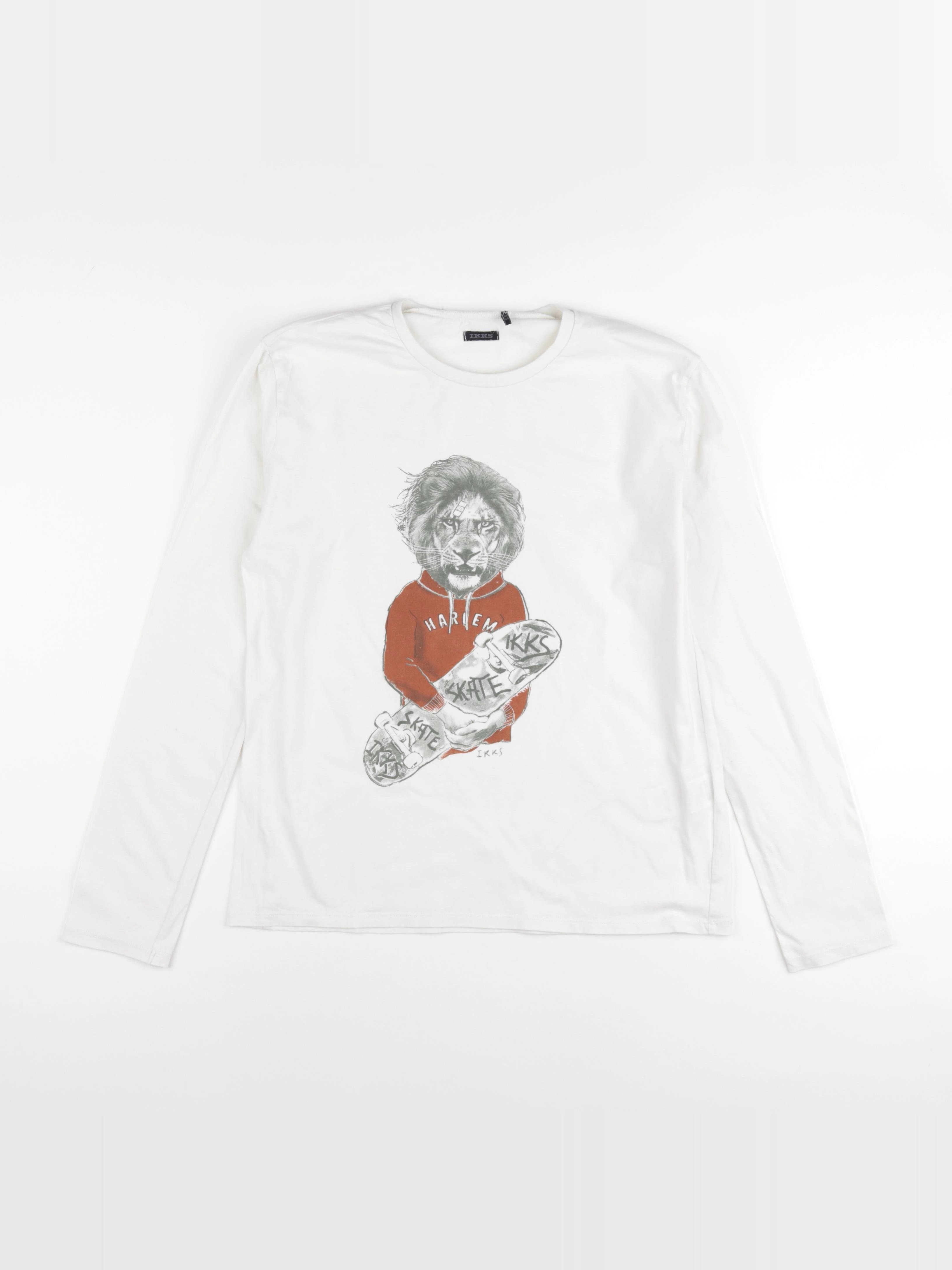 IKKS - tee-shirt blanc - 14 ans