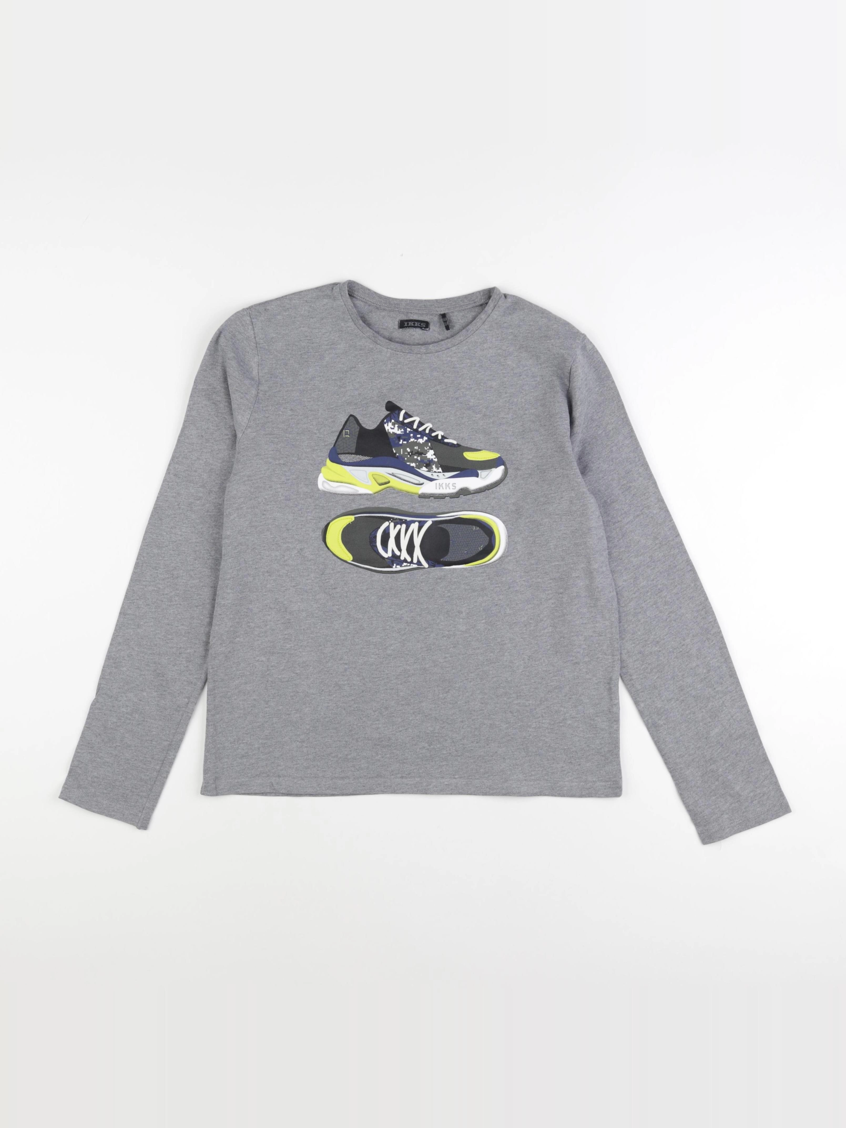 IKKS - tee-shirt gris - 14 ans