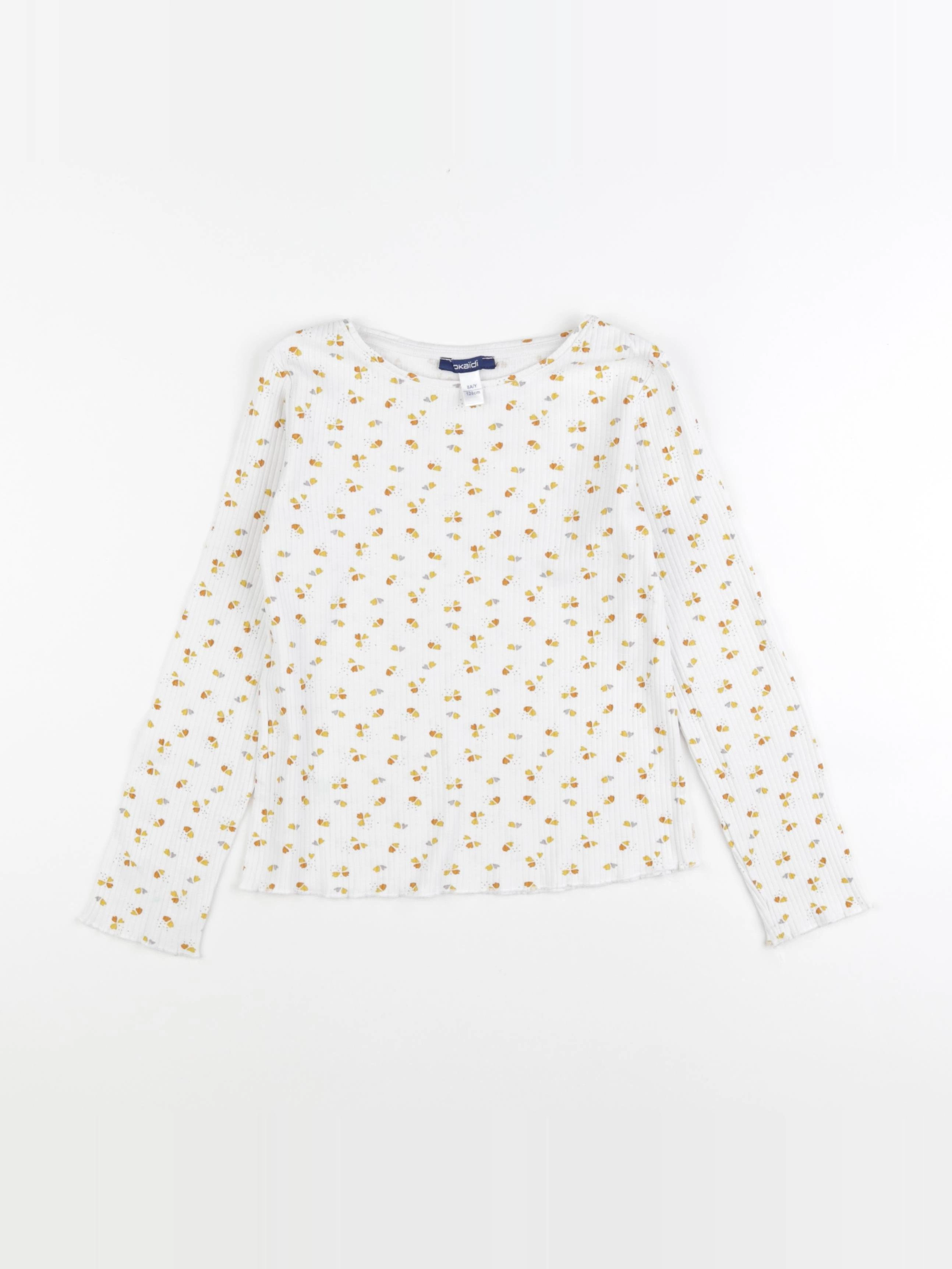 Okaidi - tee-shirt blanc - 8 ans