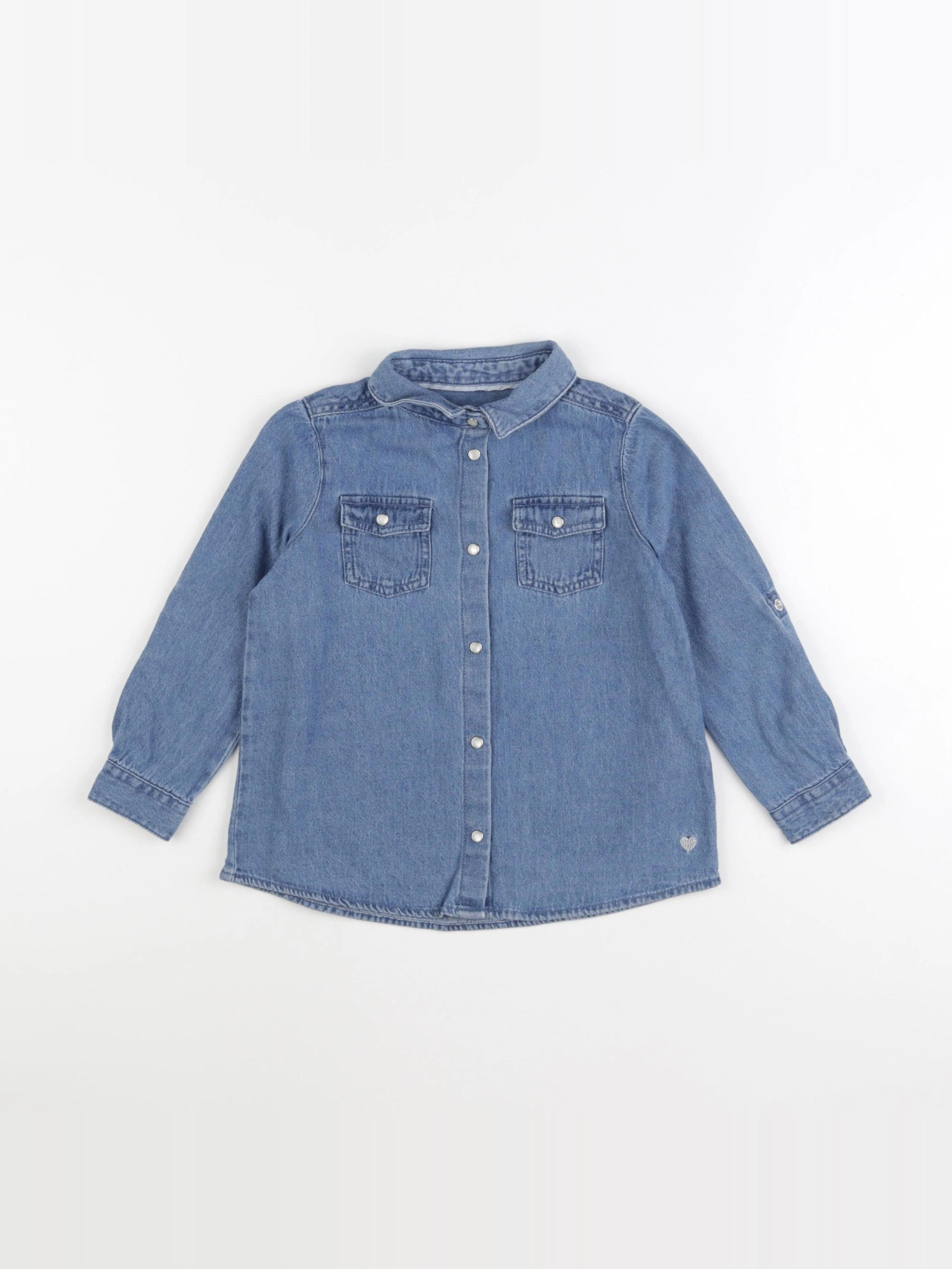Vertbaudet - blouse bleu - 5 ans