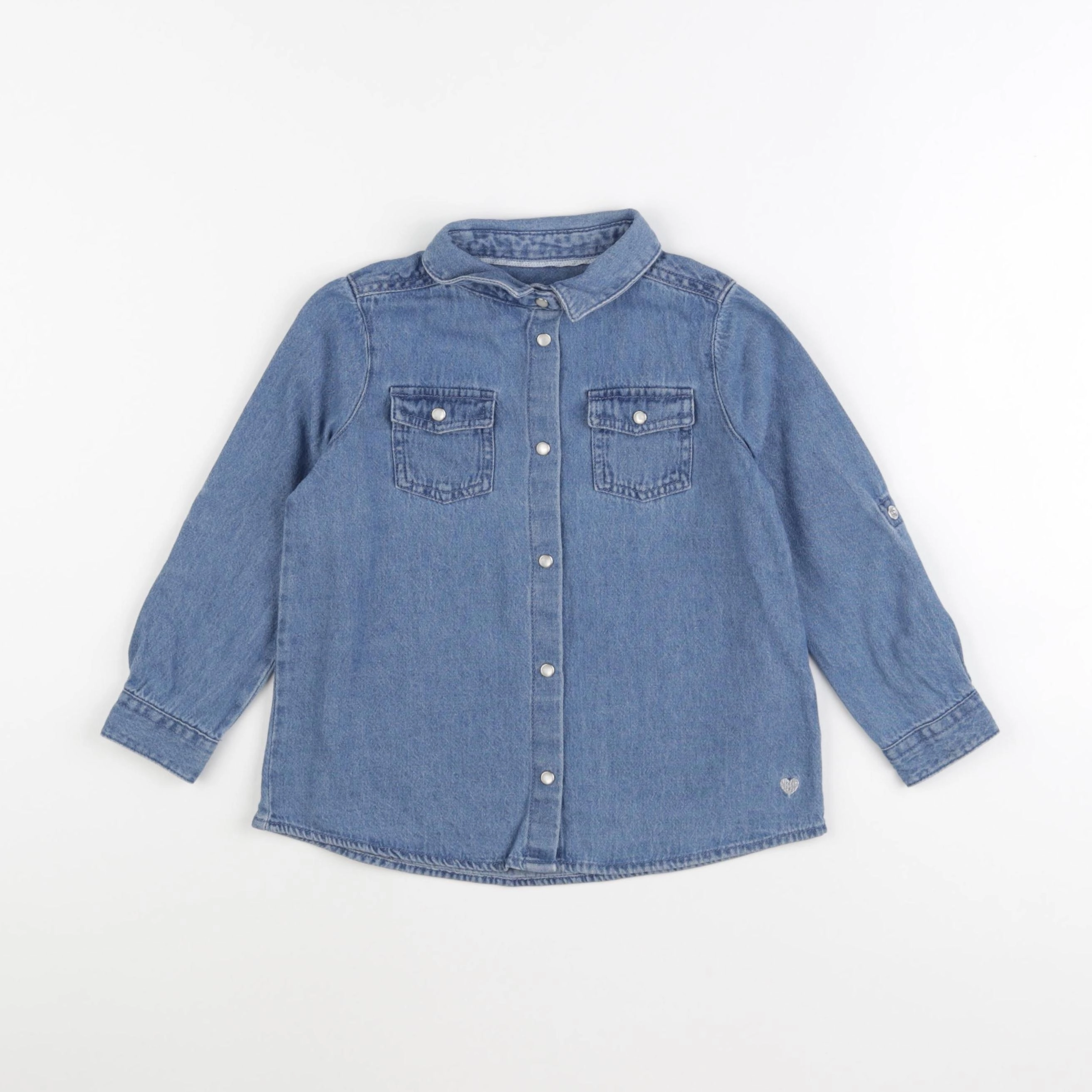 Vertbaudet - blouse bleu - 5 ans