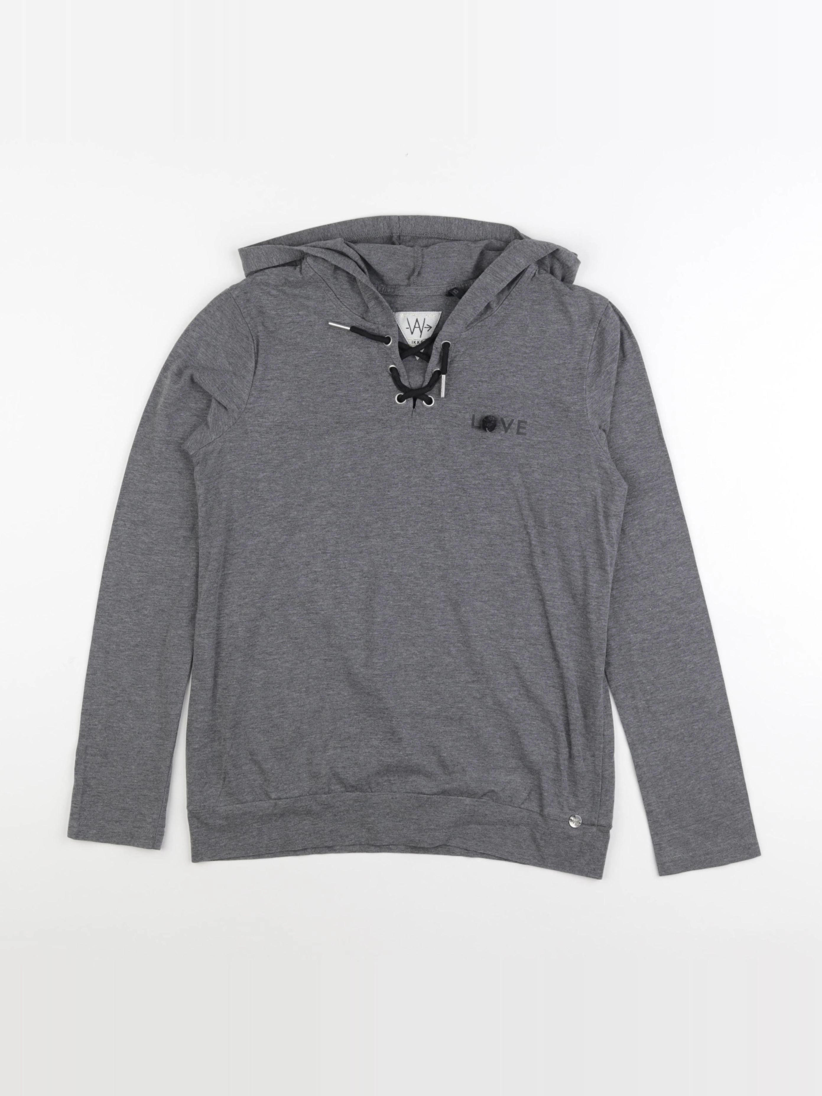 IKKS - sweat gris - 12 ans