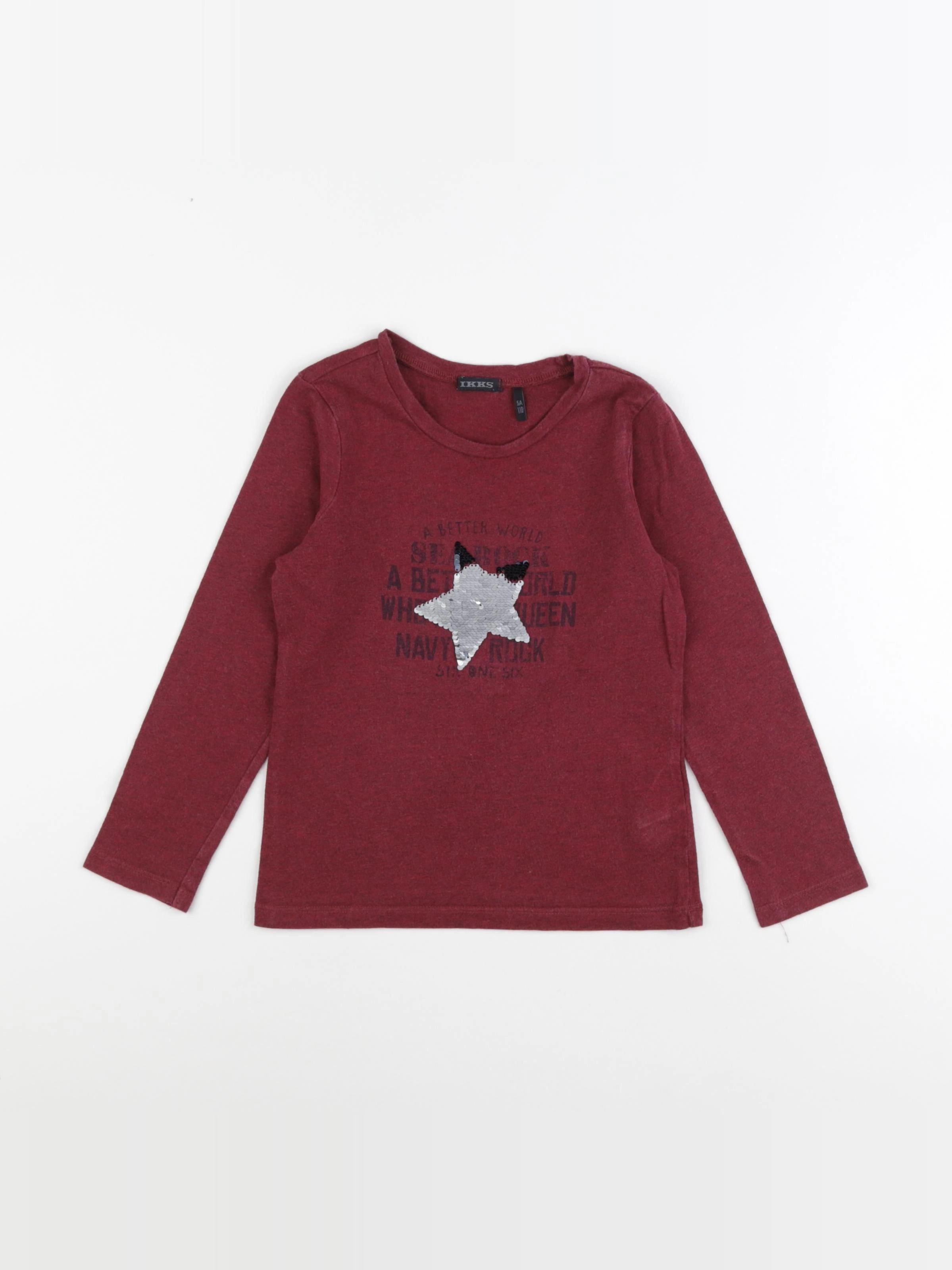 IKKS - tee-shirt rouge - 5 ans