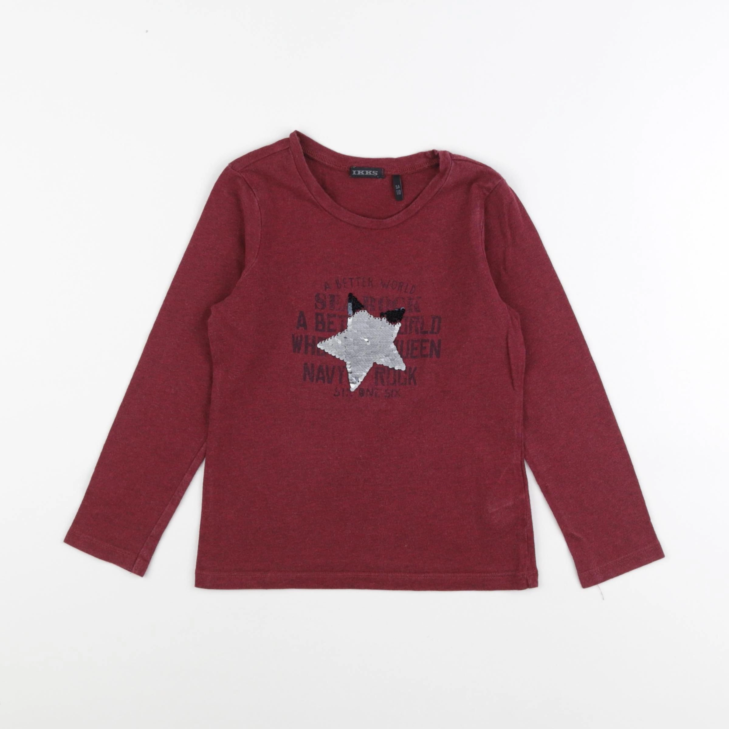 IKKS - tee-shirt rouge - 5 ans