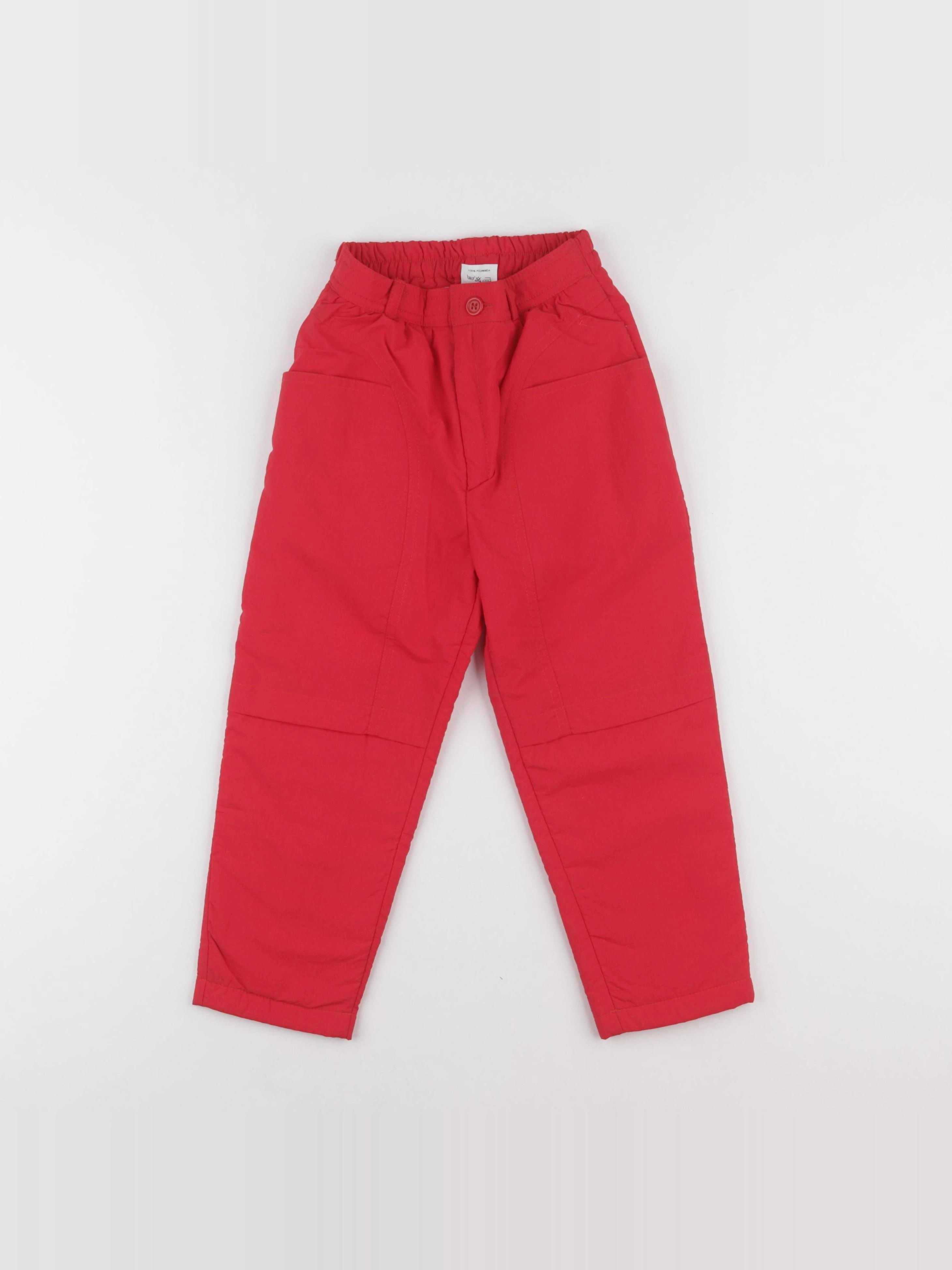 Vintage - pantalon rouge - 4 ans