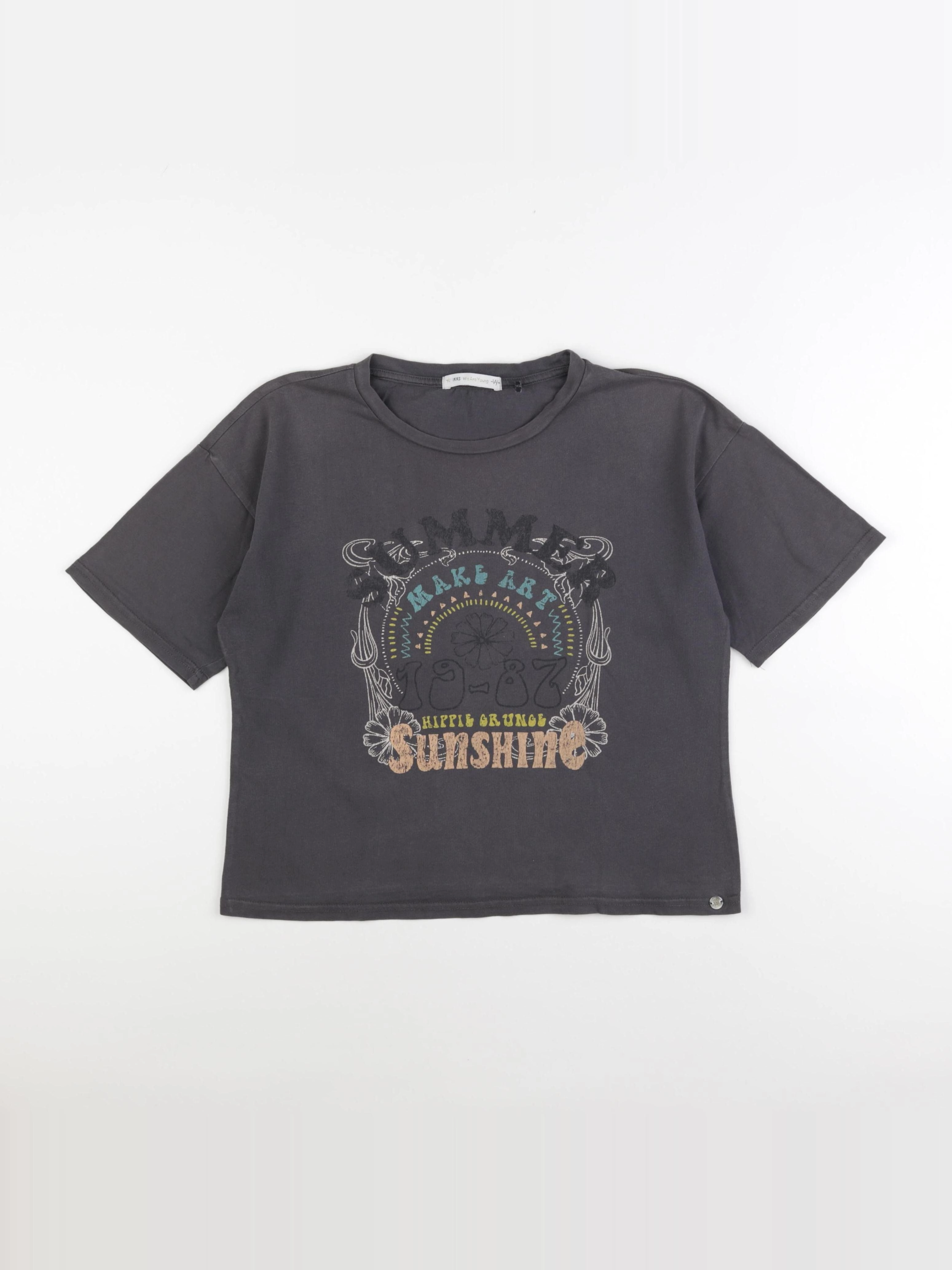 IKKS - tee-shirt gris - 12 ans