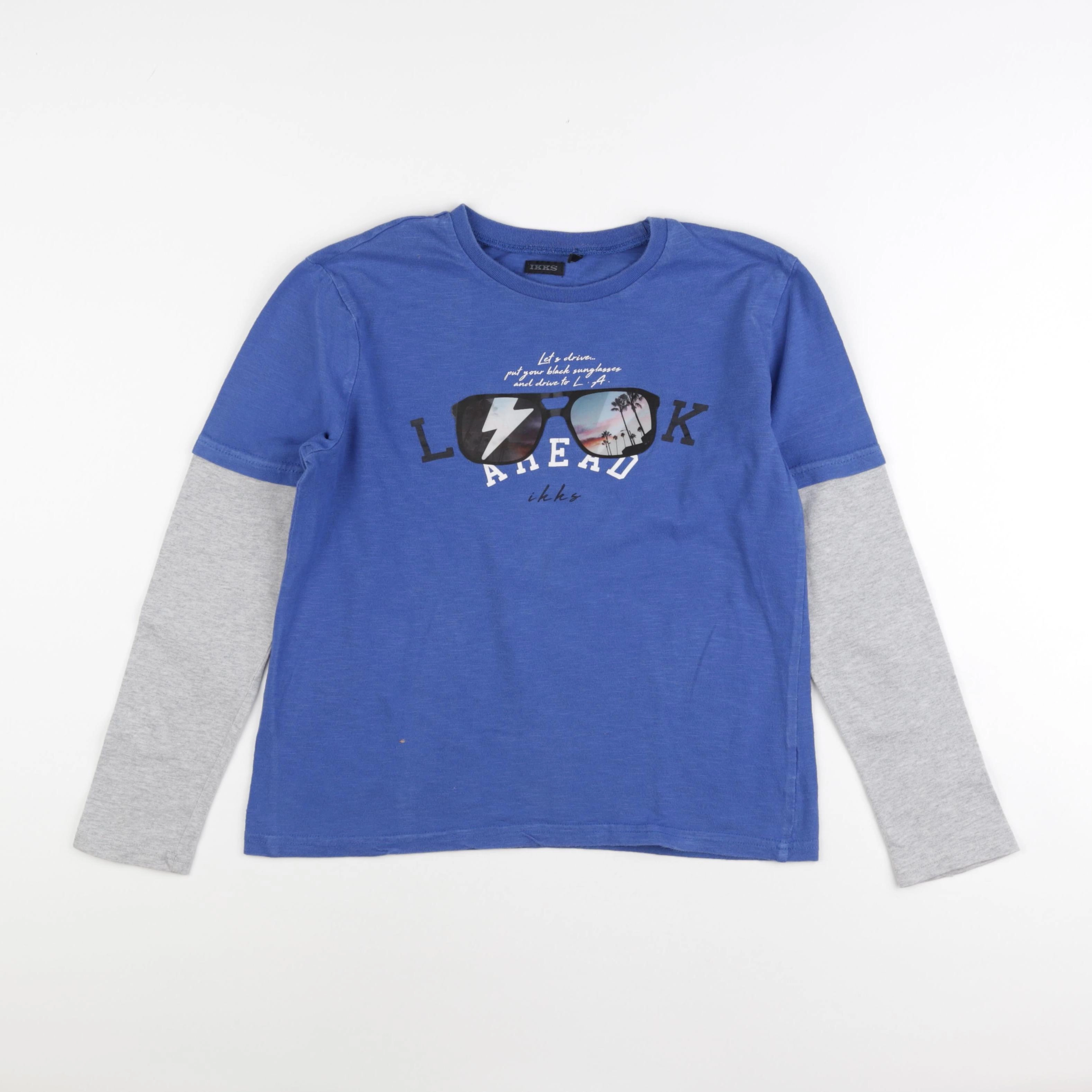 IKKS - tee-shirt bleu - 12 ans