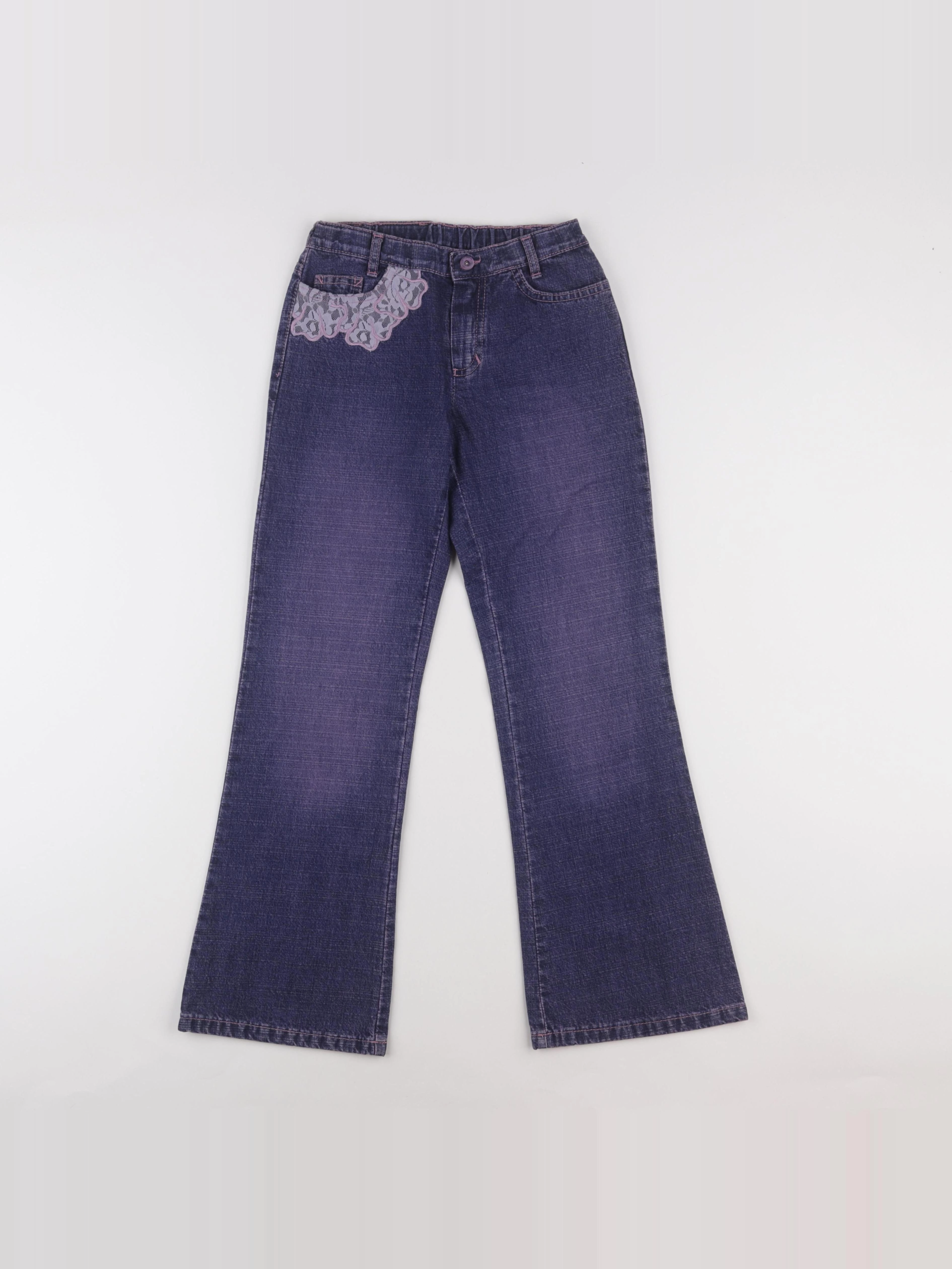 Vintage - jean bleu, violet - 8 ans