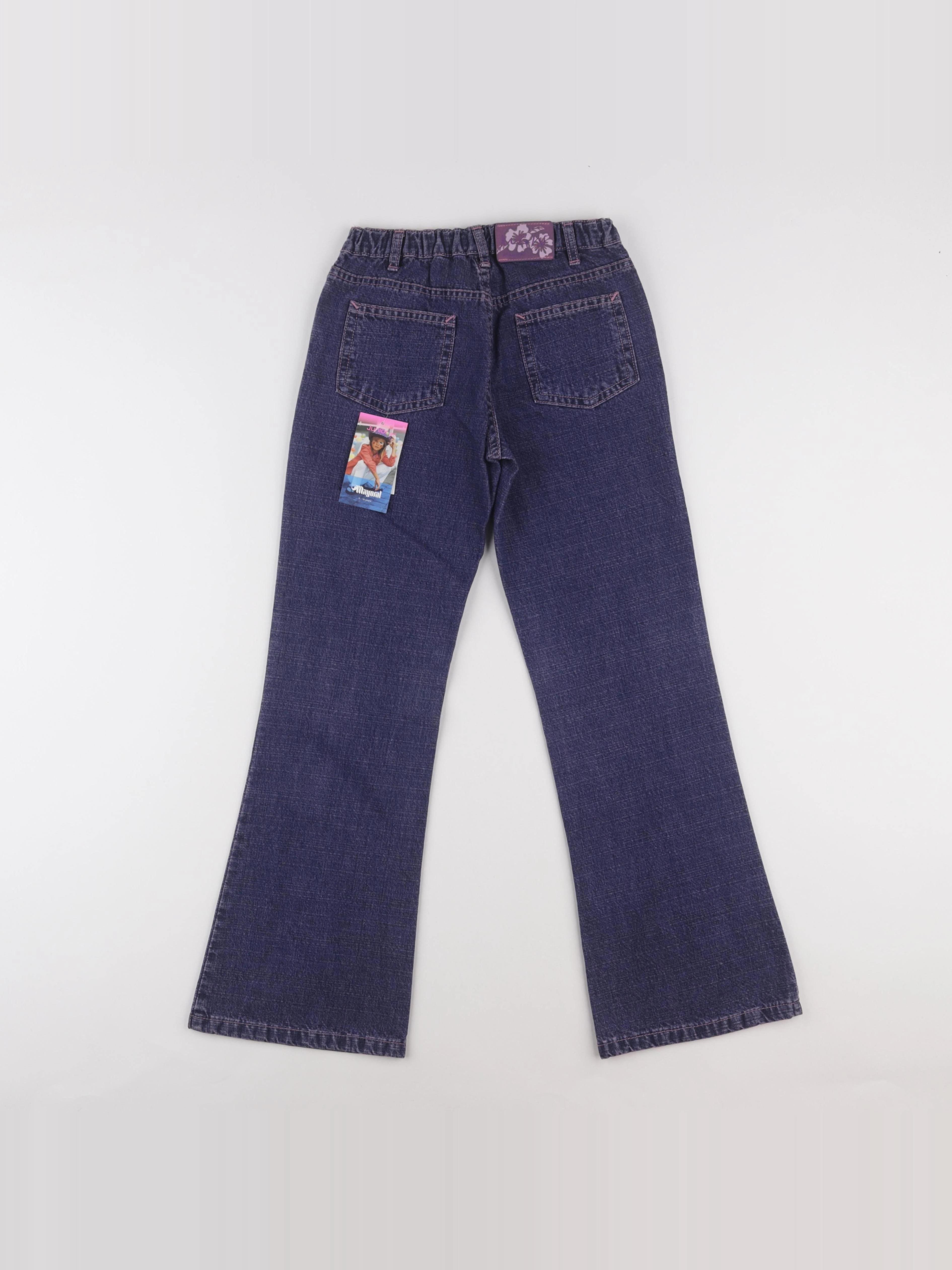 Vintage - jean bleu, violet - 8 ans