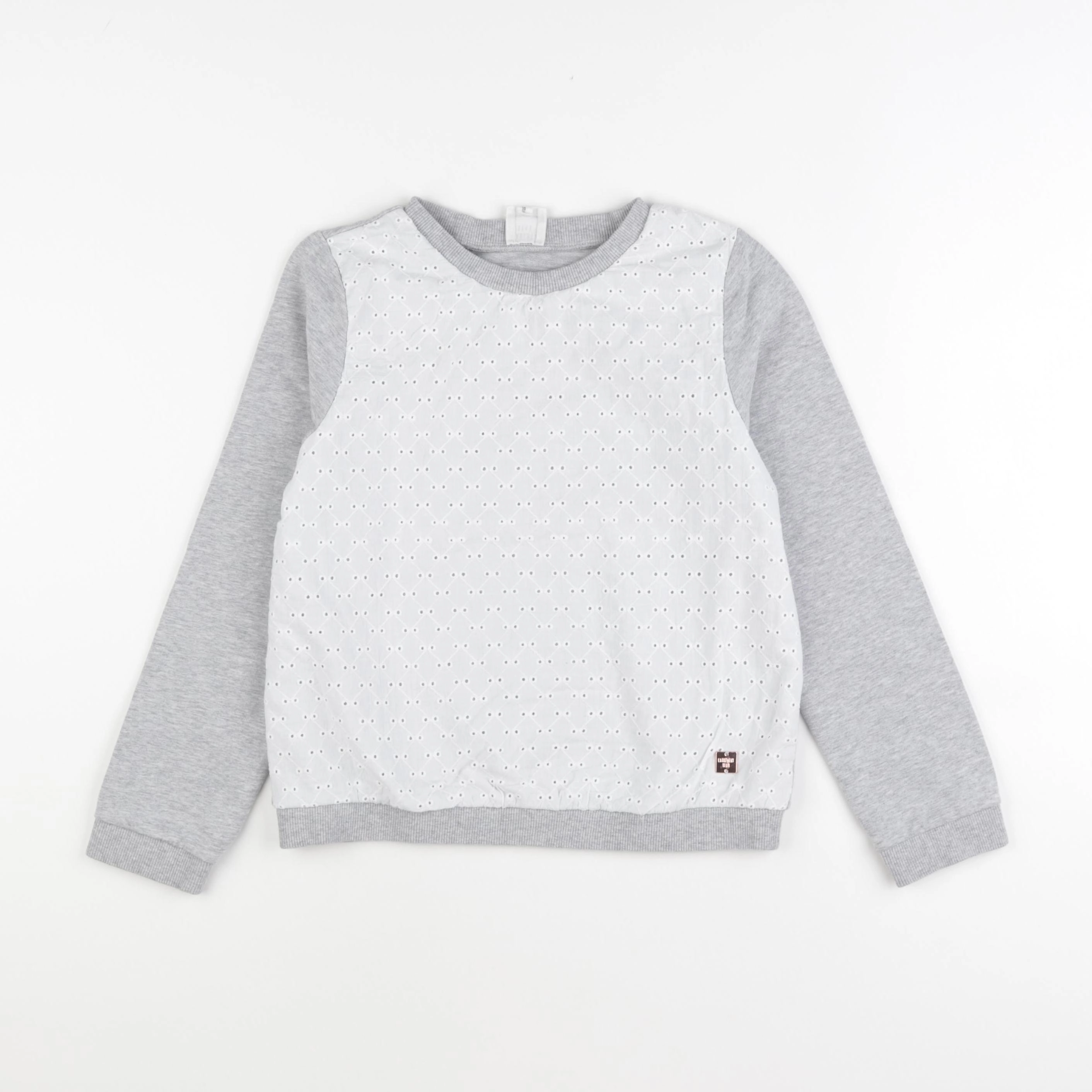 Carrément Beau - sweat gris - 10 ans