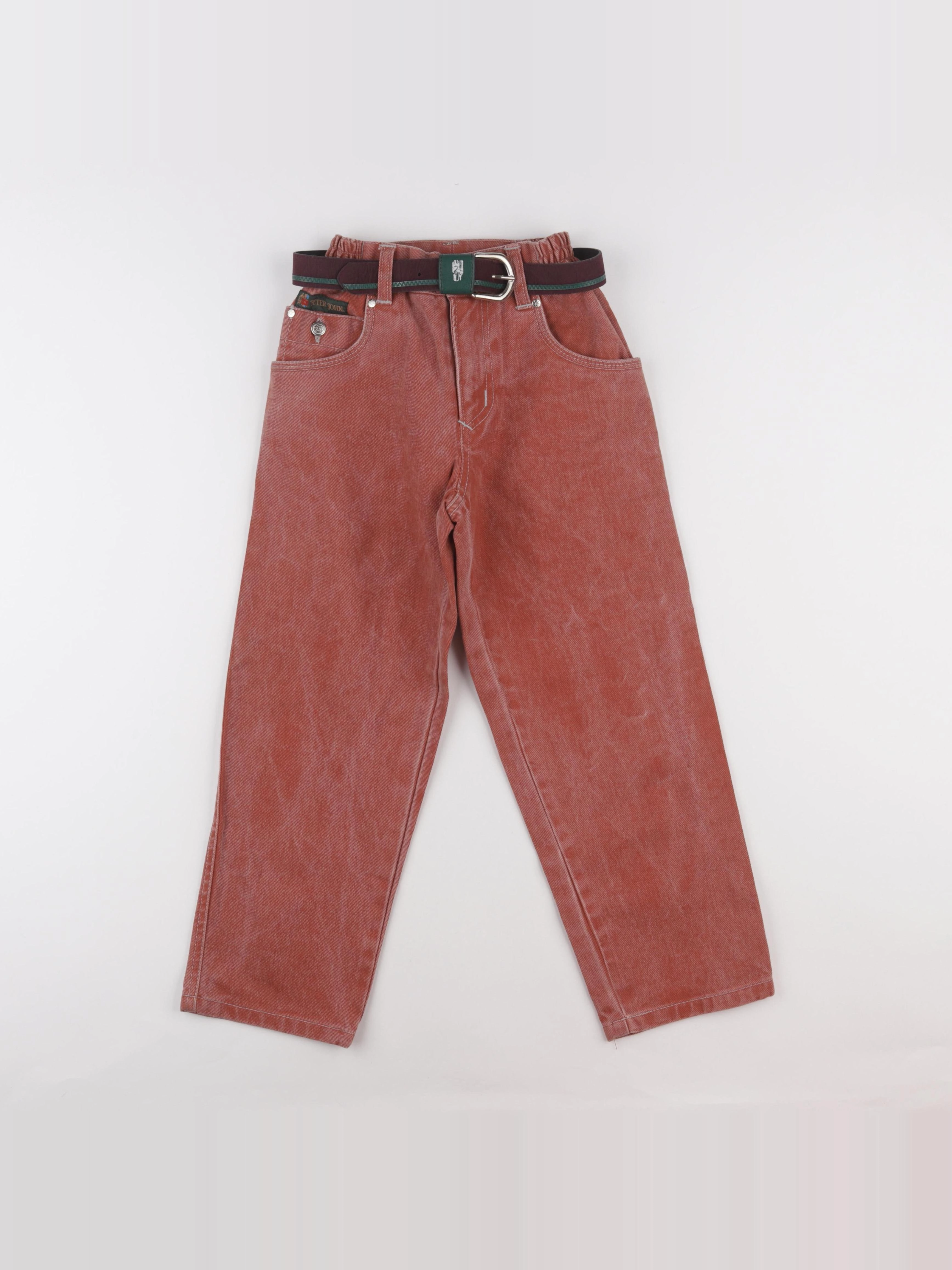 Vintage - jean rouge - 6 ans