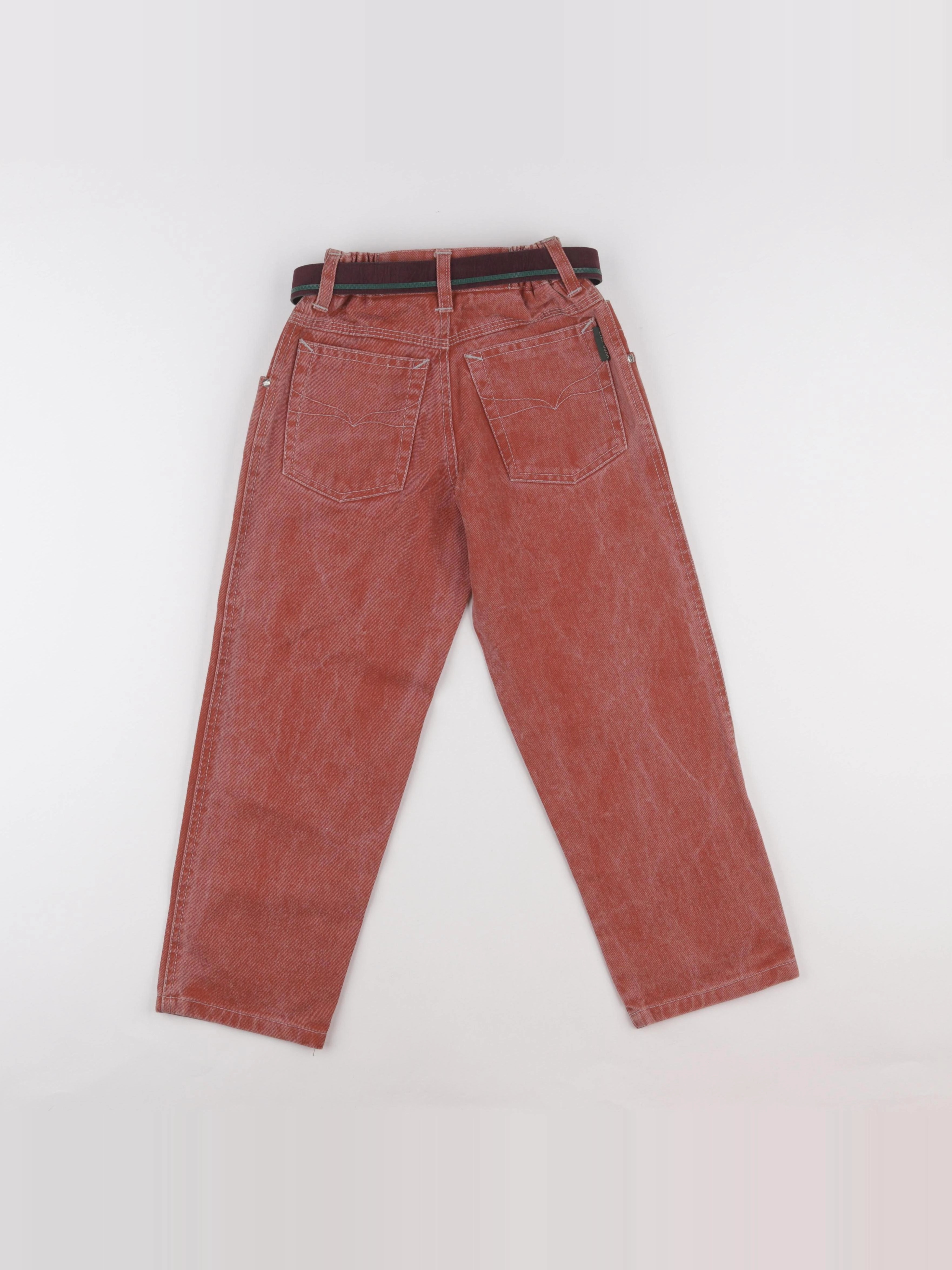 Vintage - jean rouge - 6 ans
