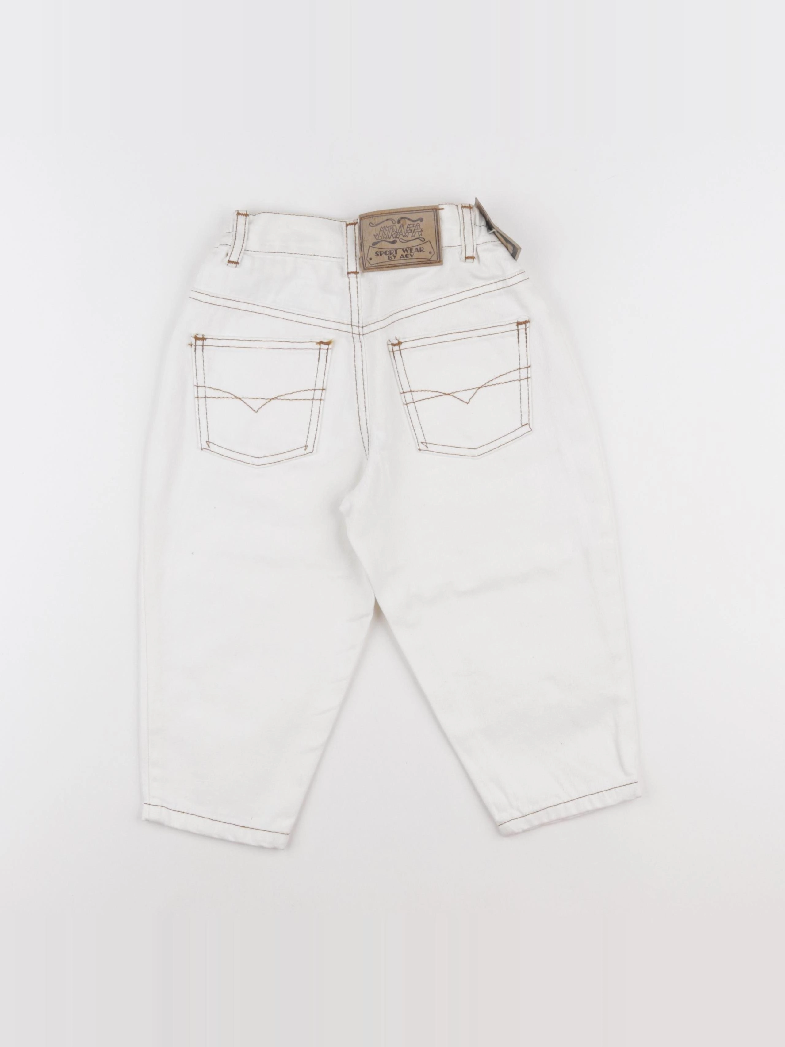 Vintage - jean blanc - 2 ans